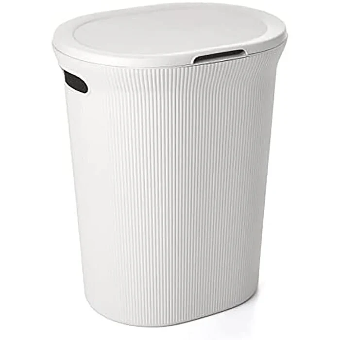 Ribbed Laundry Basket 35 Liter Lilac - 40 Liter