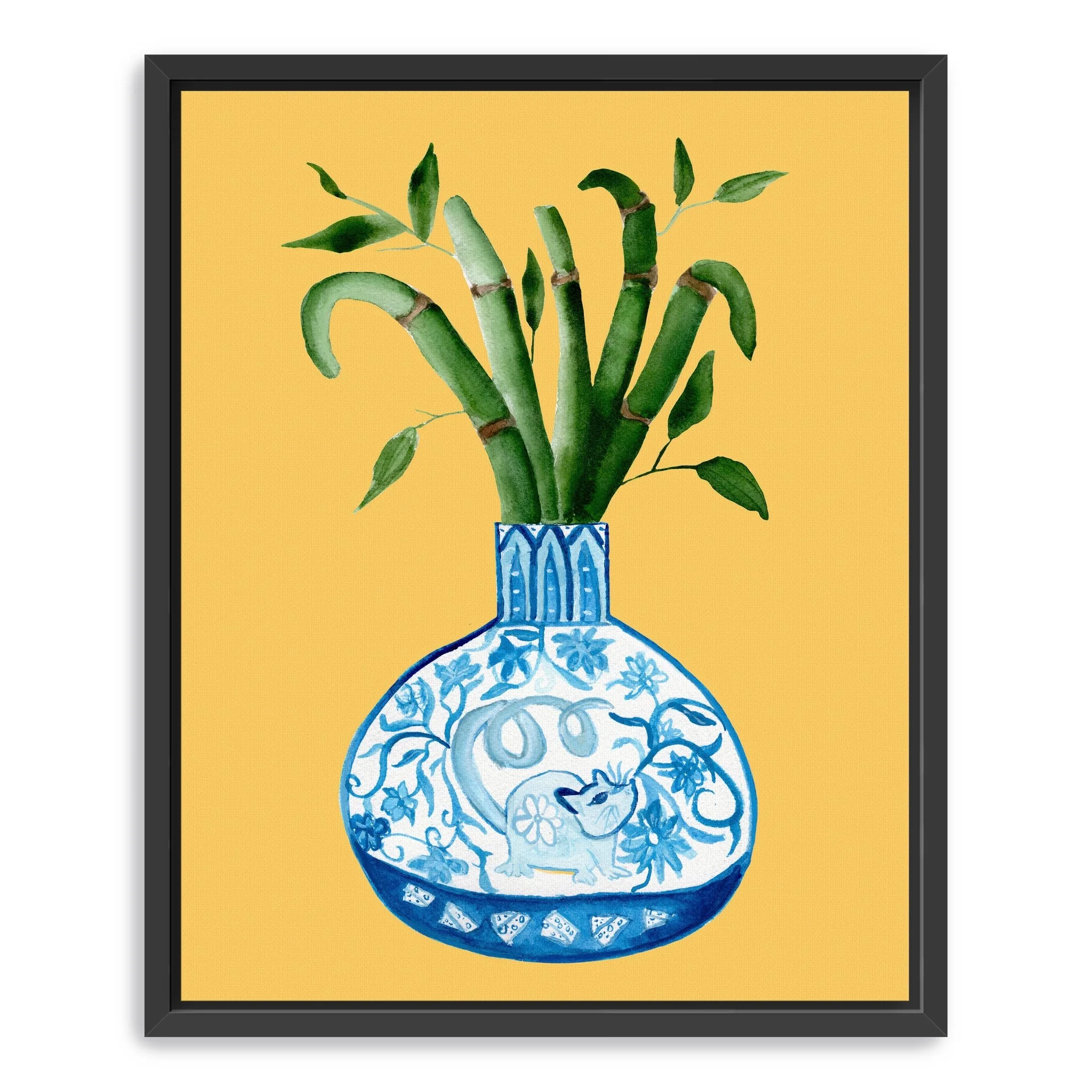 Year of the Rat Canvas Giclee Wall Art