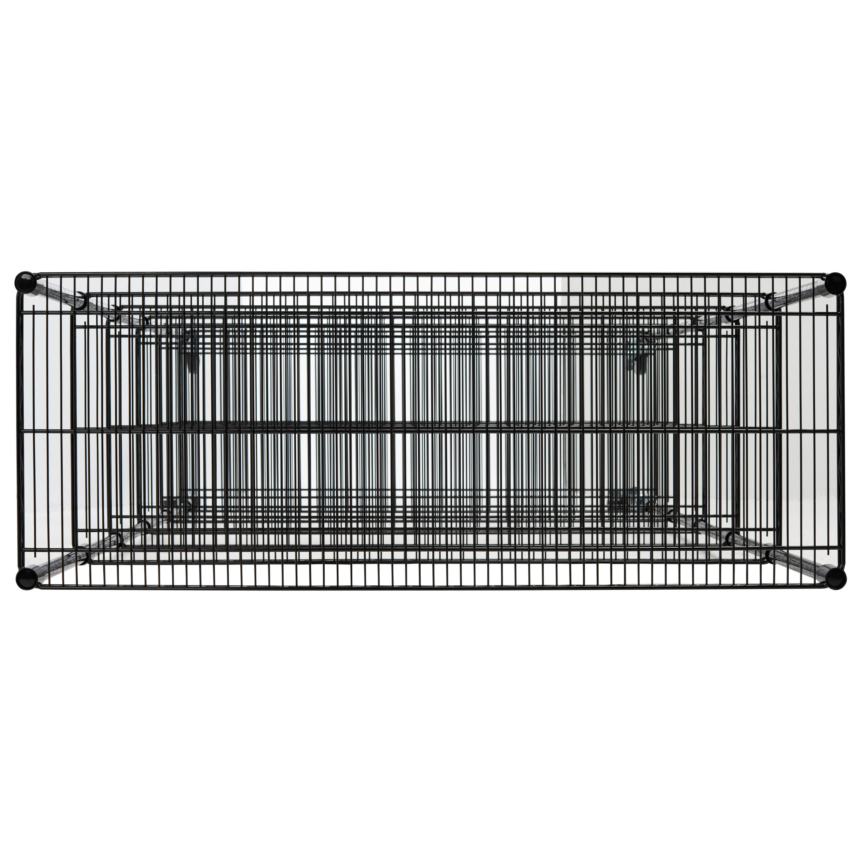 SAFAVIEH Storage Felecia 6 Tier Heavy Duty Commercial Chrome Wire Shelf - 47.6