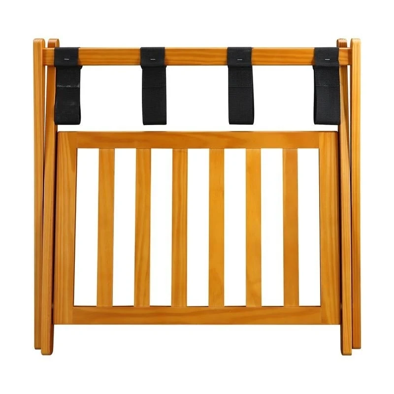 Hotel-style Luggage Rack with Shelf