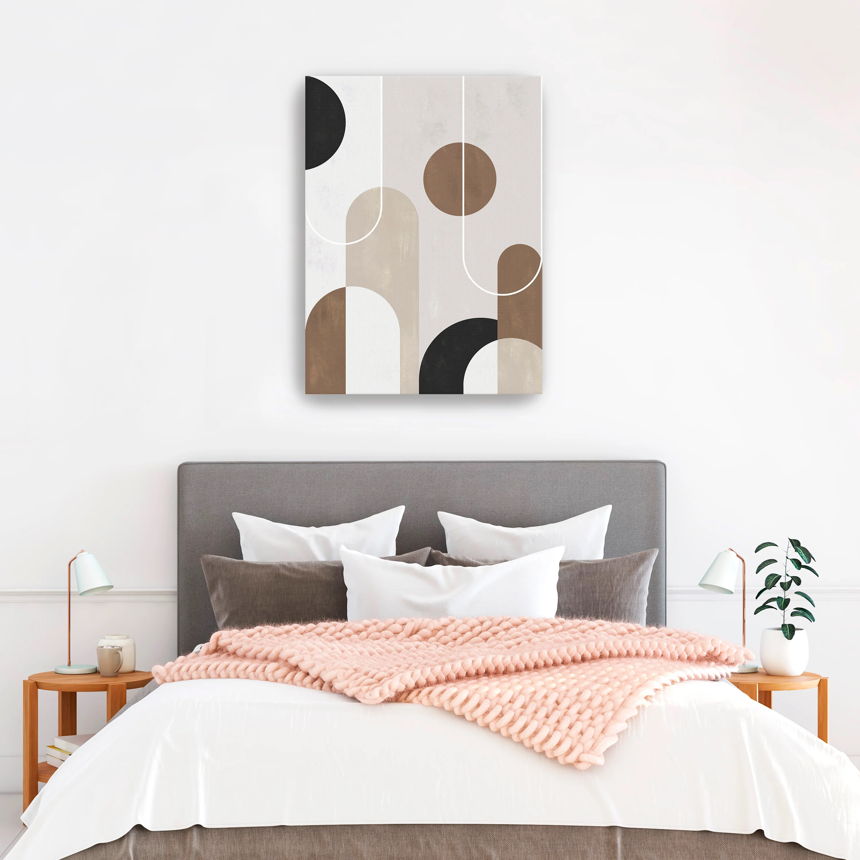 Minimalism Mountains Canvas Giclee