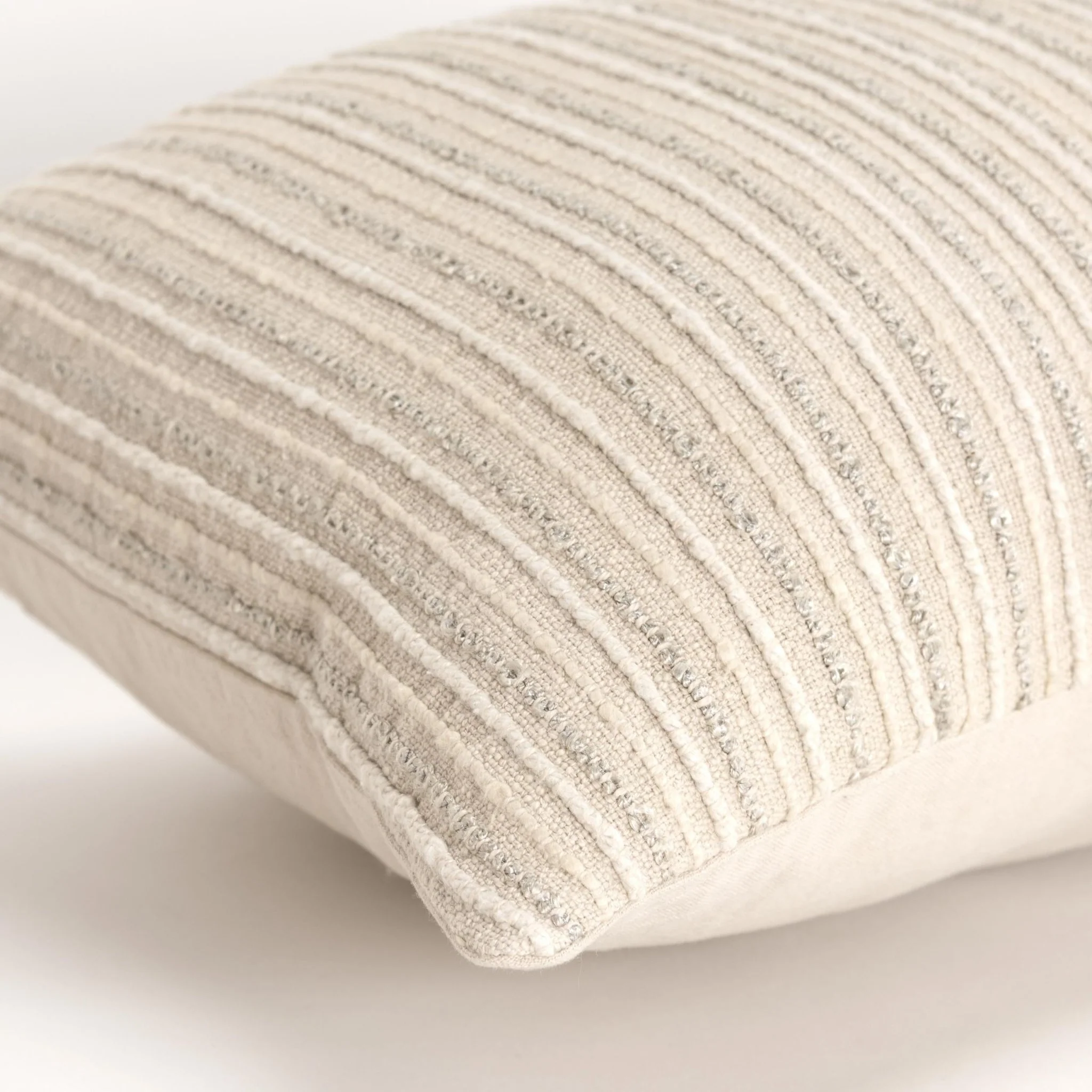 Woven Stripe Lumbar Pillow