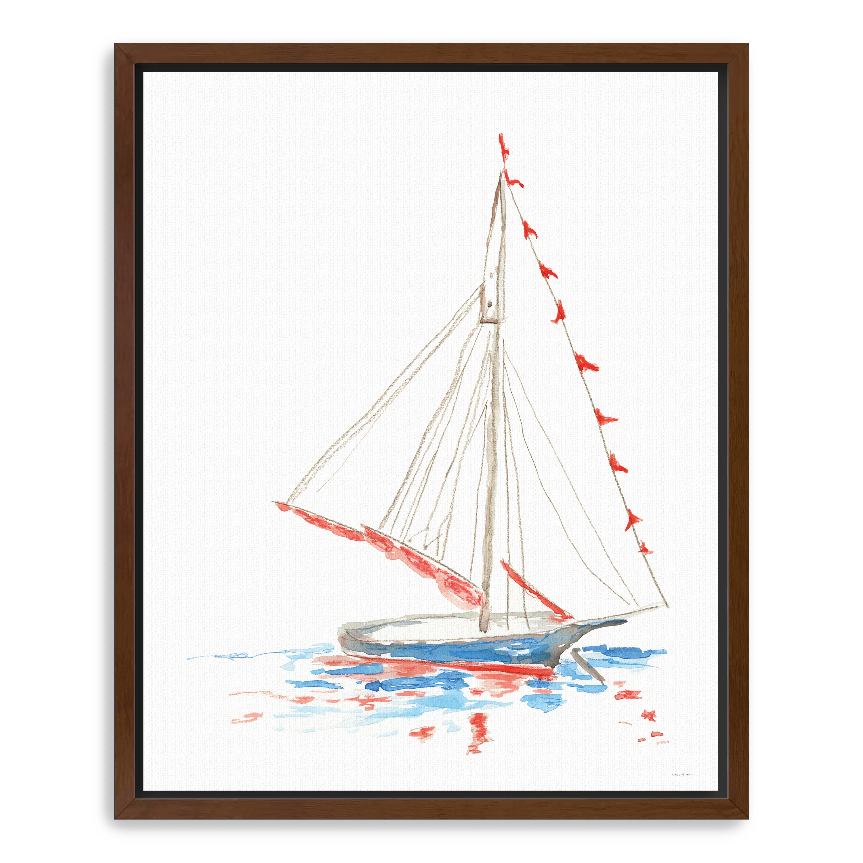 Boat Parade Canvas Giclee