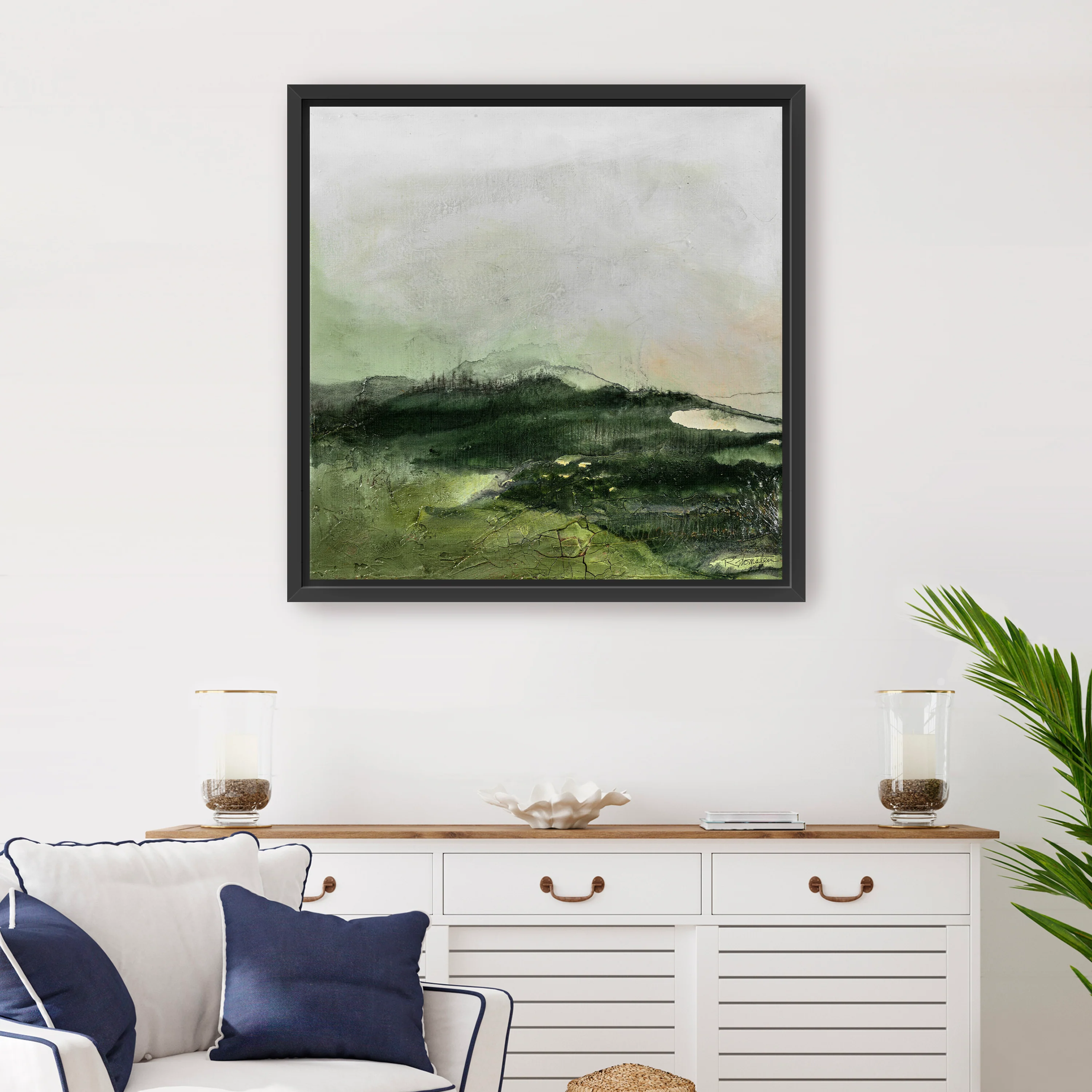 Distant Pines Canvas Giclee