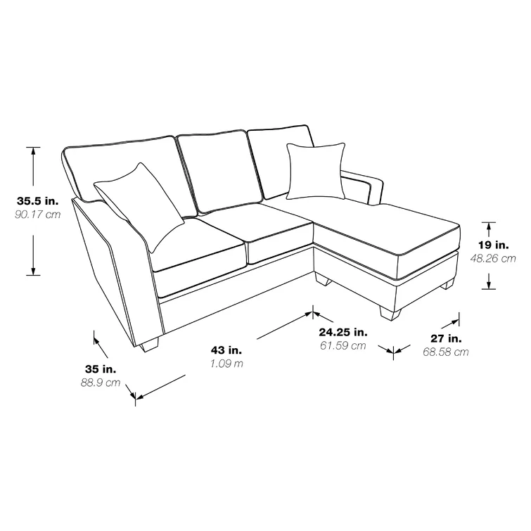 Kehlani 2 - Piece Upholstered Sectional