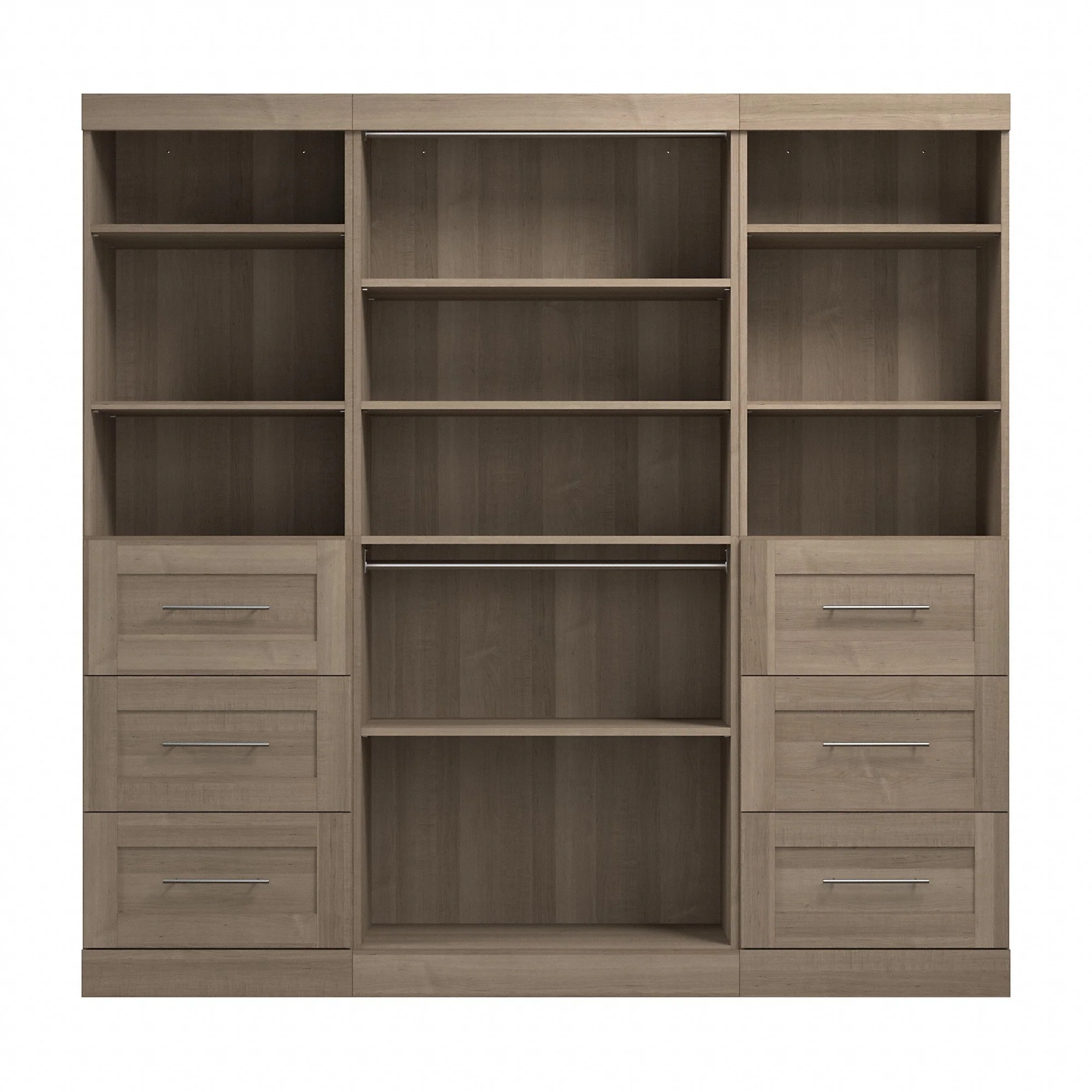 Pur 86W Closet Organization System with Drawers by Bestar - 86