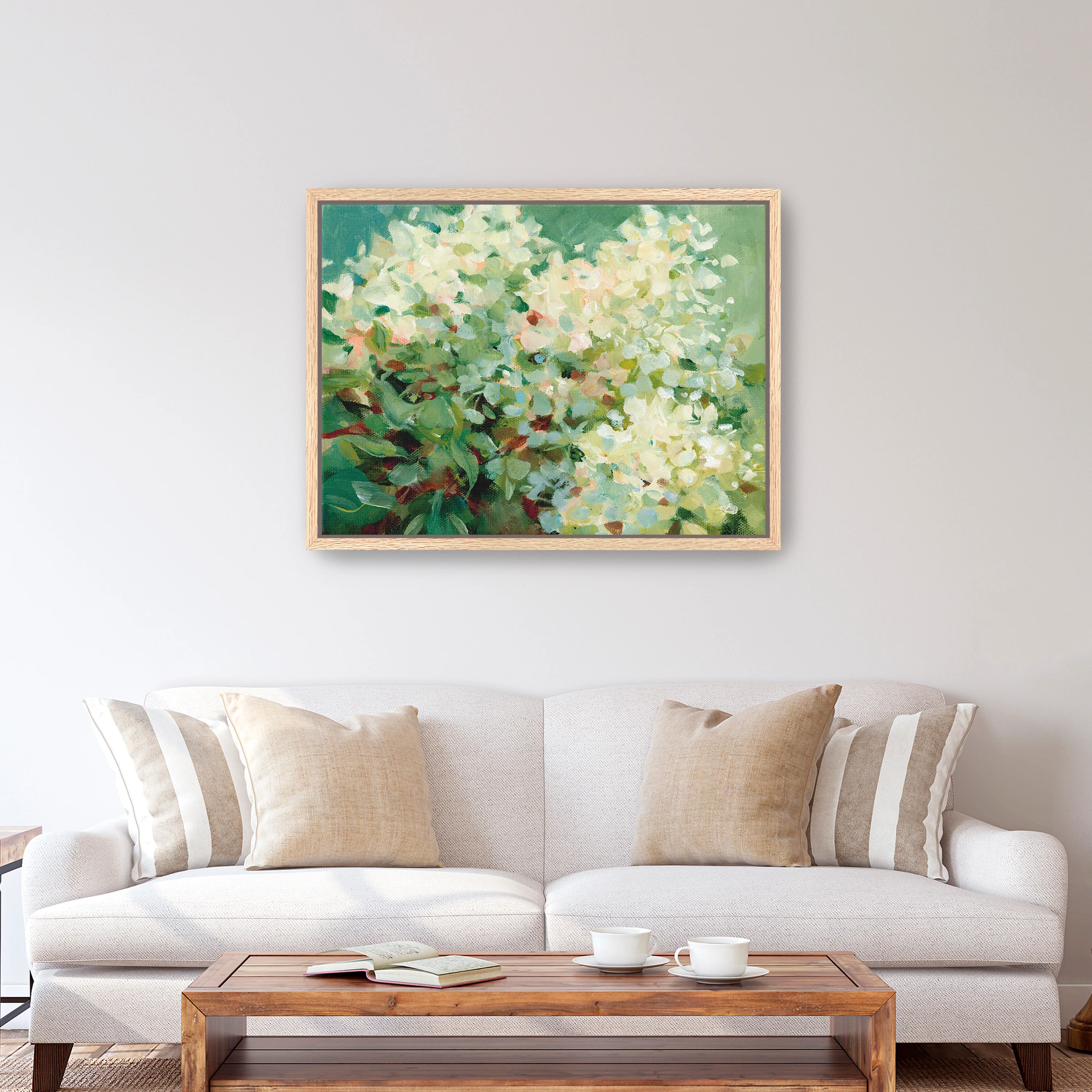 Humble Hydrangea Canvas Giclee