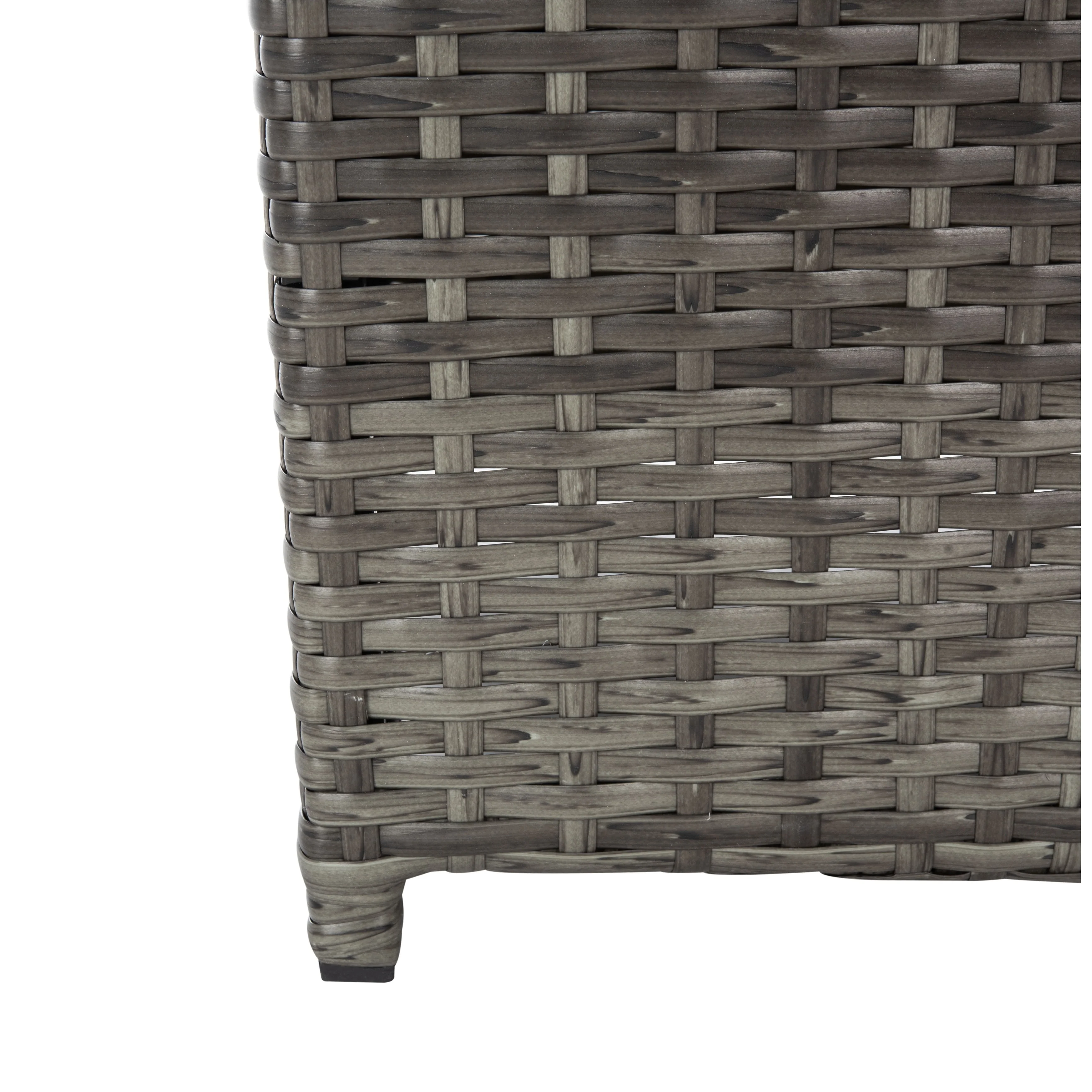 SAFAVIEH Outdoor Jennie Trash Bin (Fully Assembled)