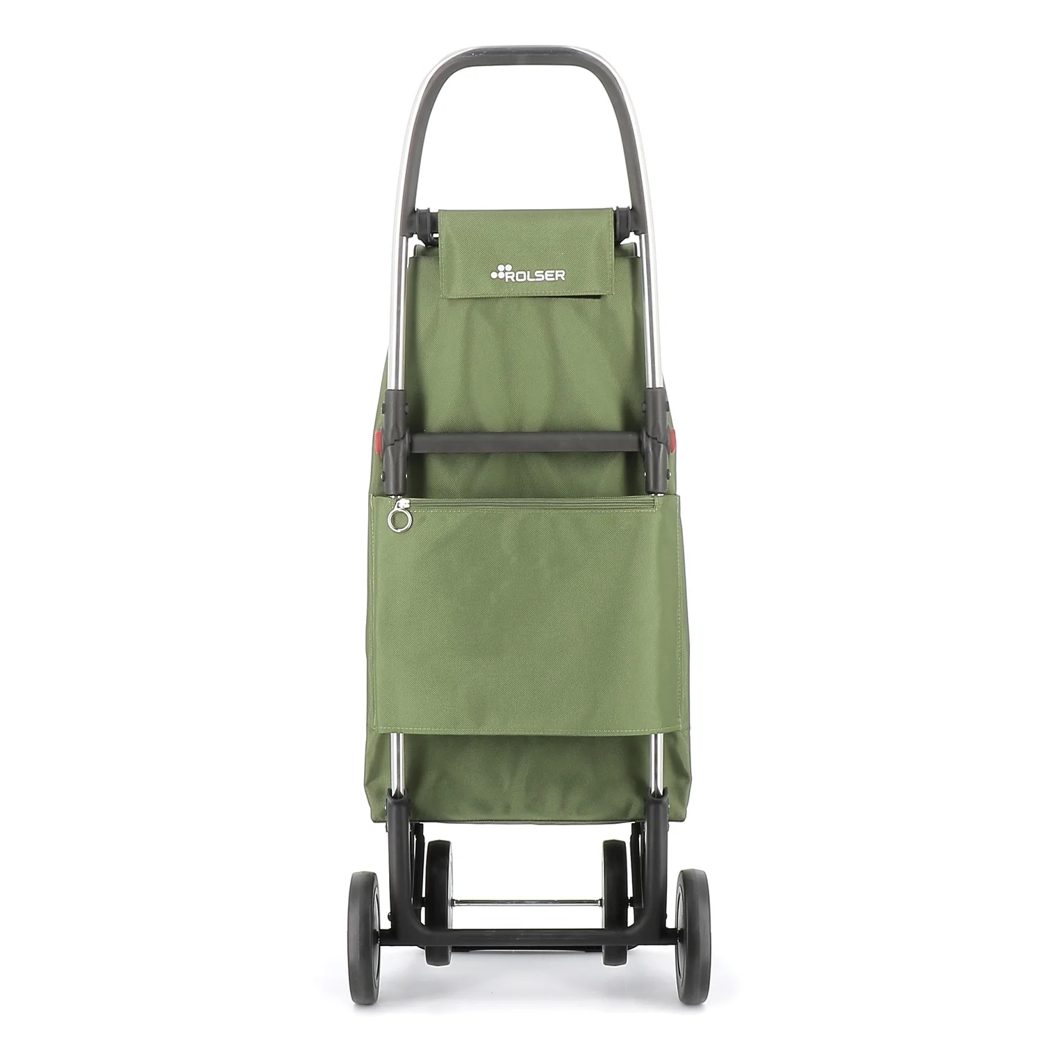 Rolser I-Max MF 4 Wheel Foldable Shopping Trolley - 15.35 in. W x 41.34 in. H x 12.6 in. D