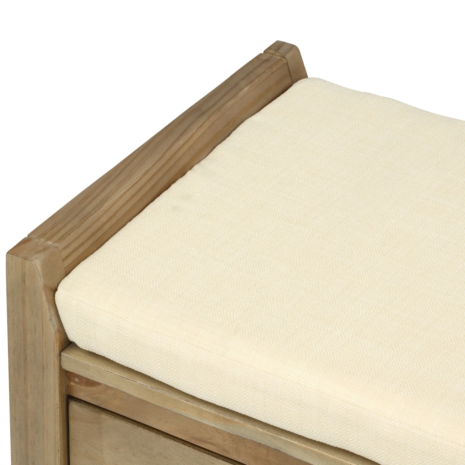 Multi-purpose Shoe Rack with Cushioned Seat and Drawers