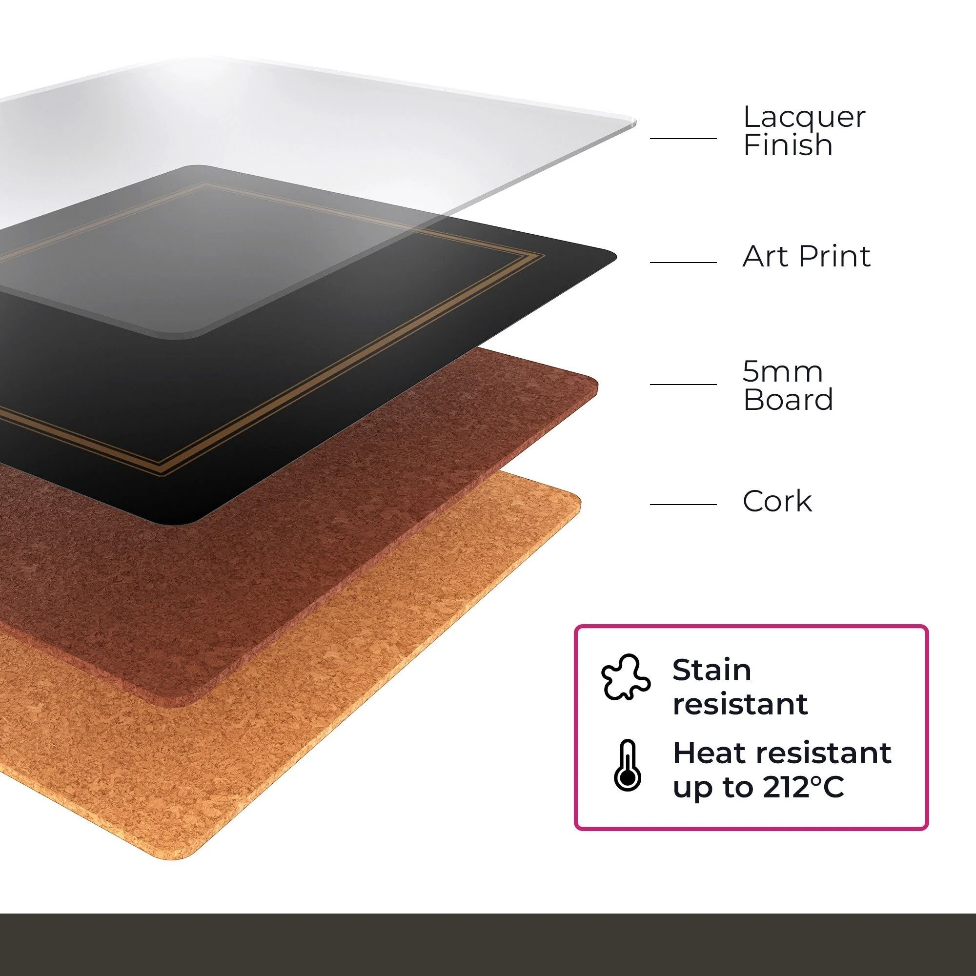 Pimpernel Set of 4 Sugar Magnolia Placemats - 15.7 inches x 11.7 each