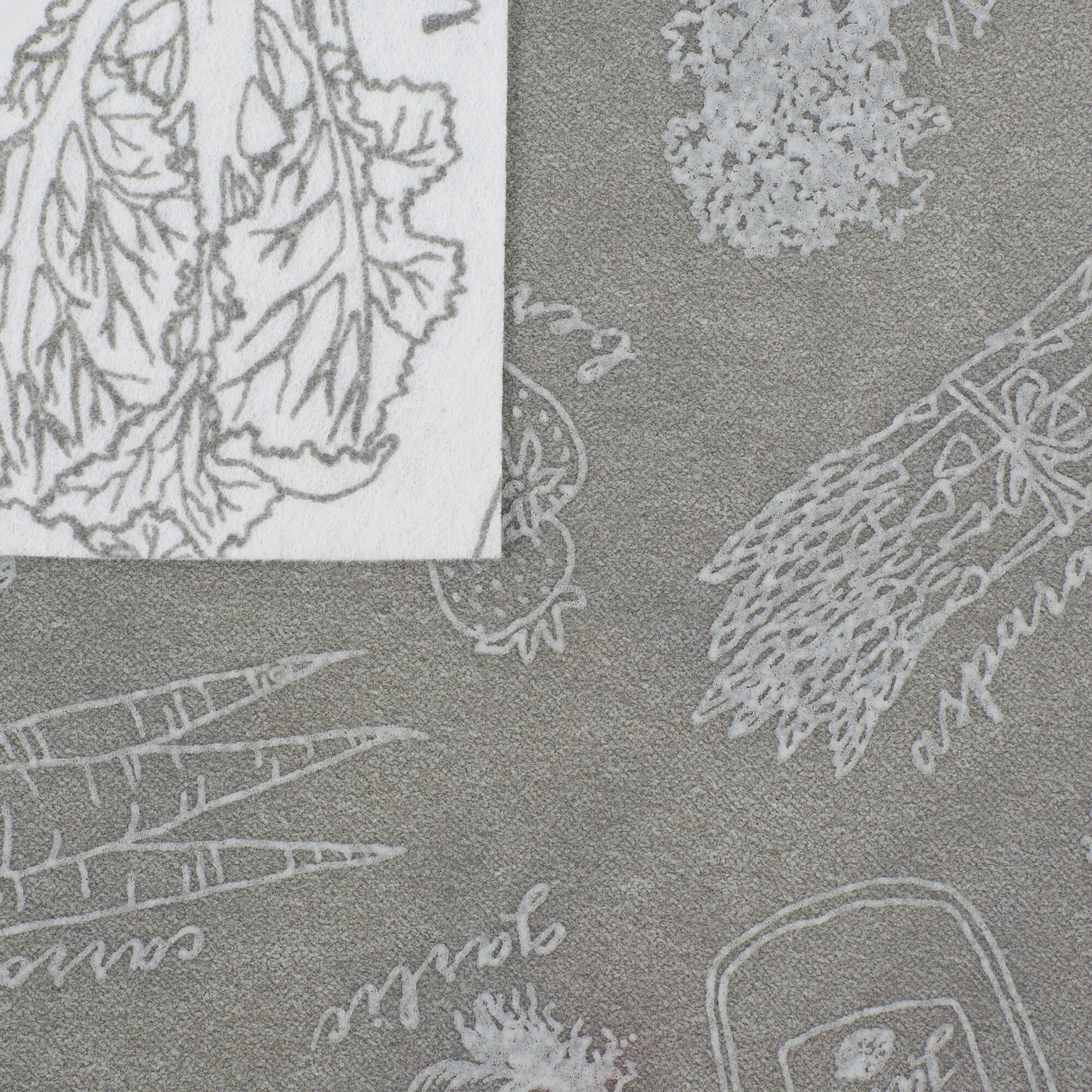 DII Nautical Blue Market Print Fridge Liner (Set of 6)