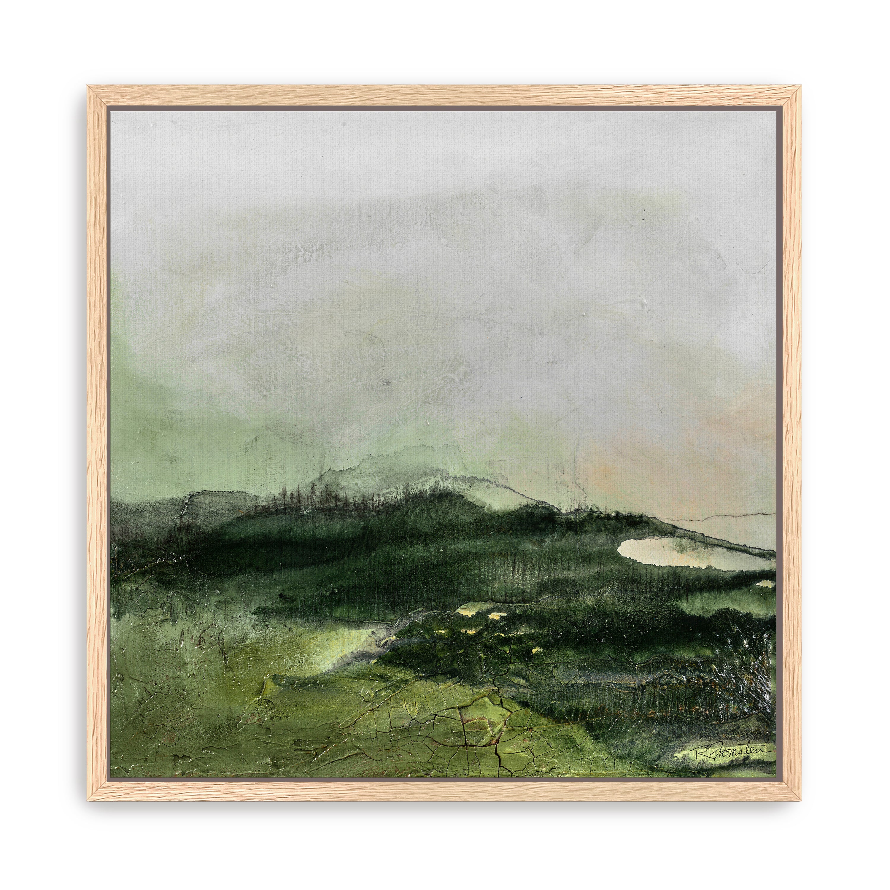 Distant Pines Canvas Giclee