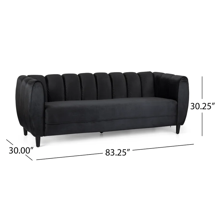 83.25'' Velvet Sofa