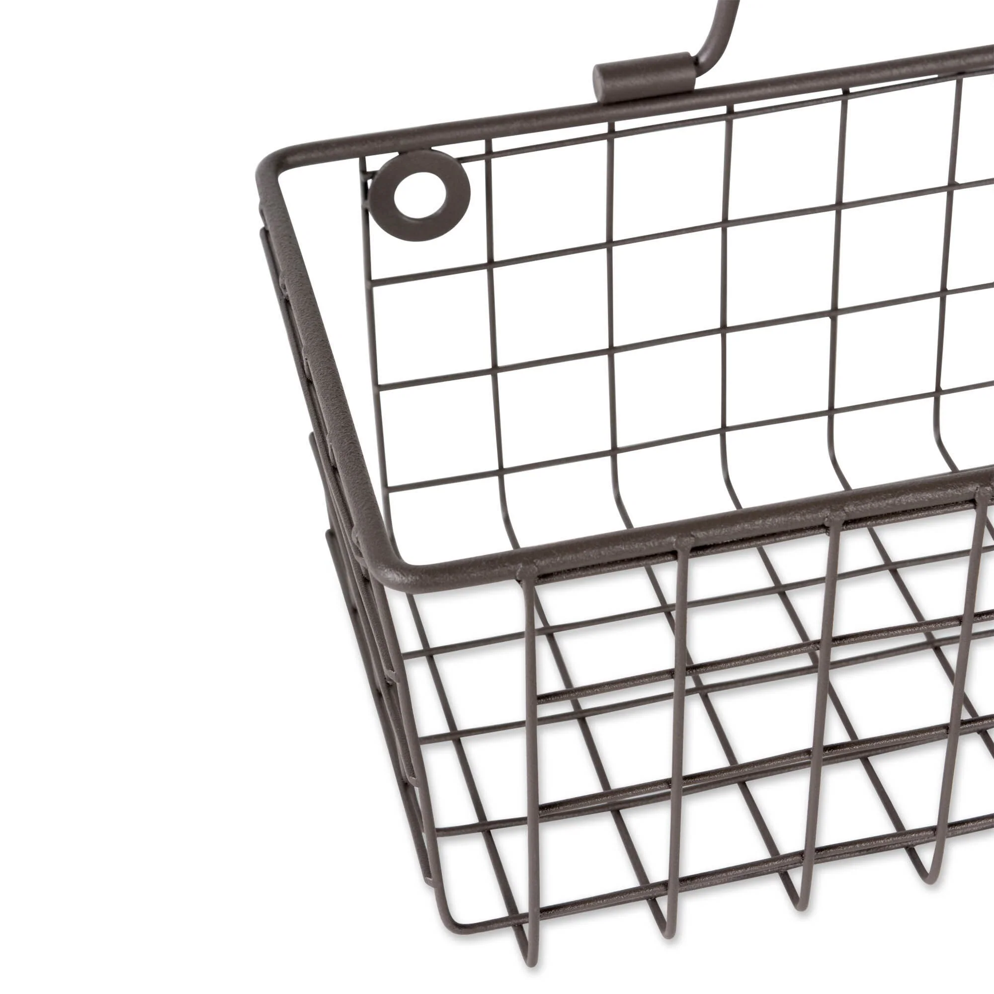 DII Wire Wall Basket(Set of 2) Grey