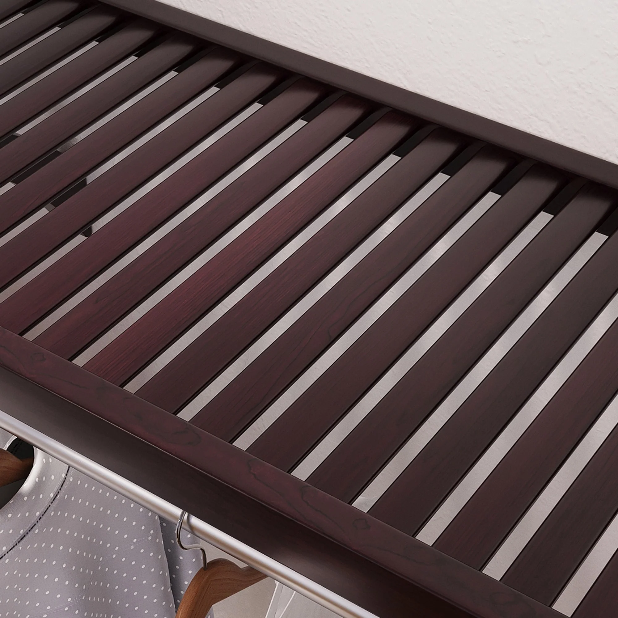 John Louis Home 16in. Deep Solid Wood 5-Drawer/Raised Panel Doors Woodcrest Deluxe Organizer Espresso