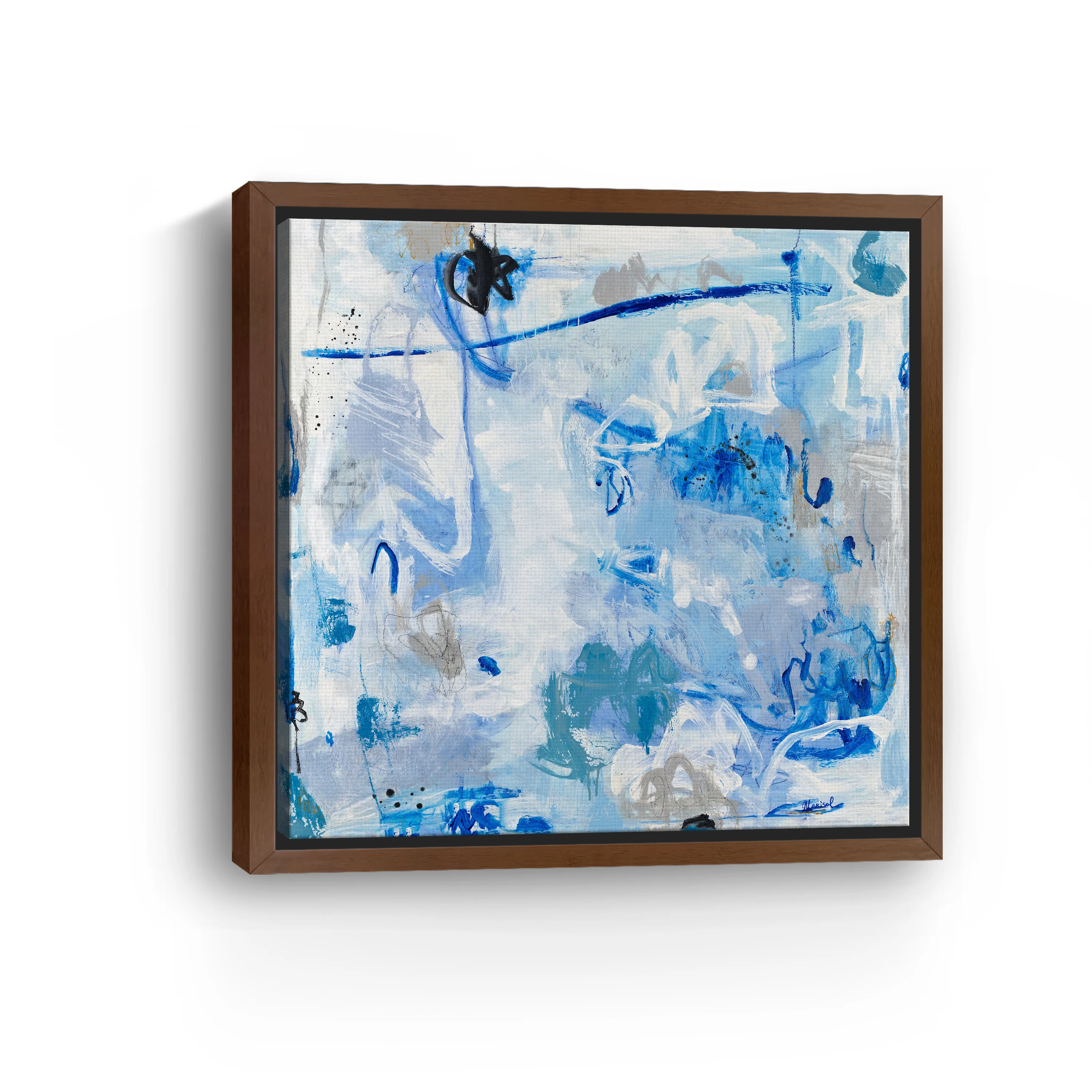 Blue Seduction Canvas Giclee