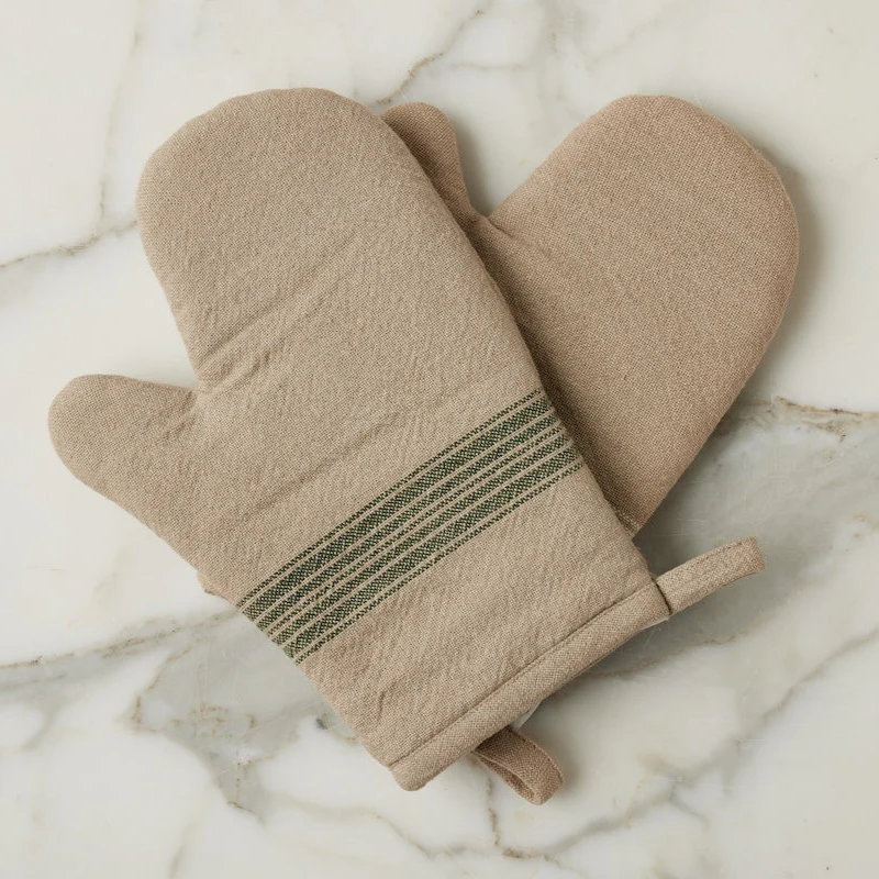 Vintage Stripe Oven Mitt, Set of 2