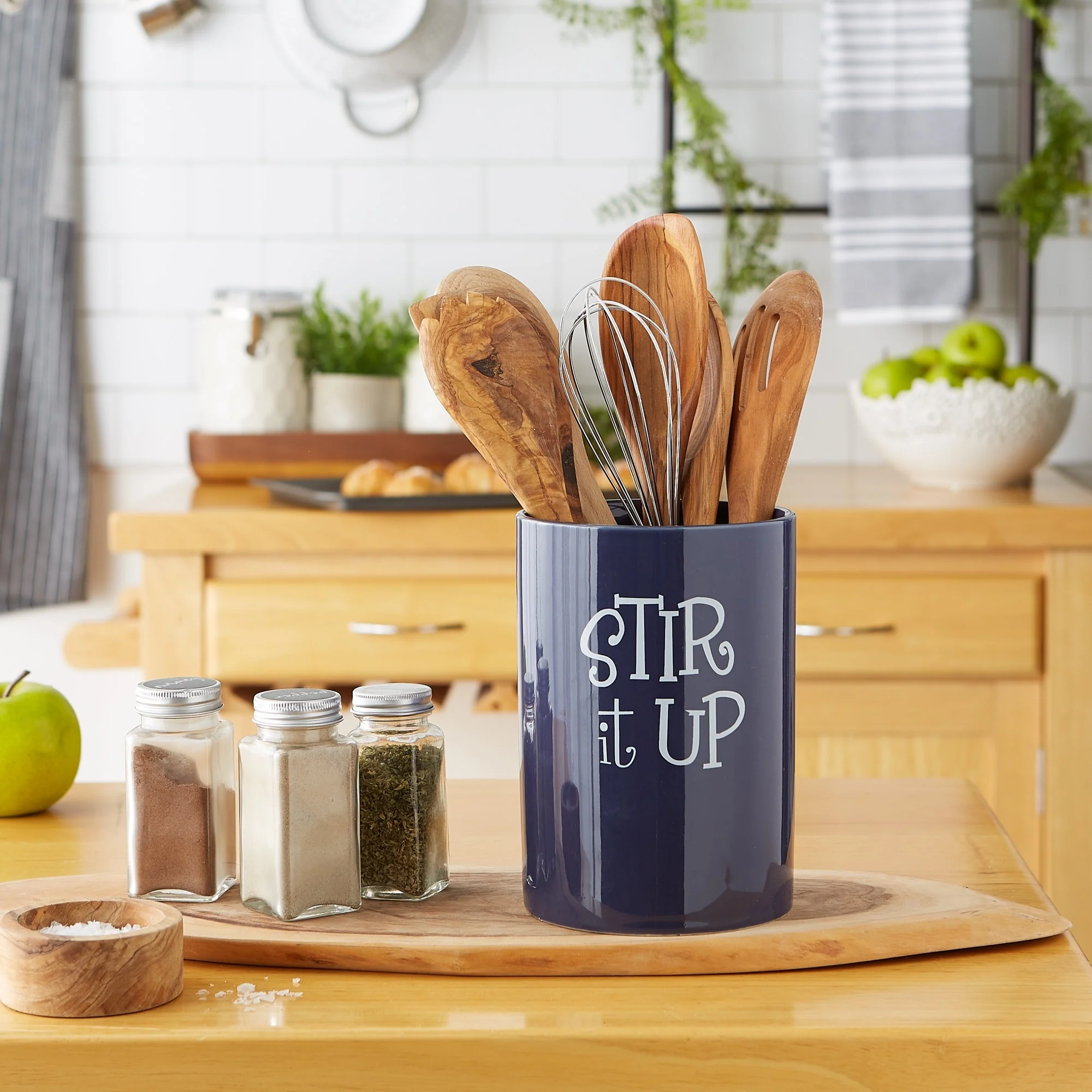 DII Stir It Up Ceramic Utensil Holder