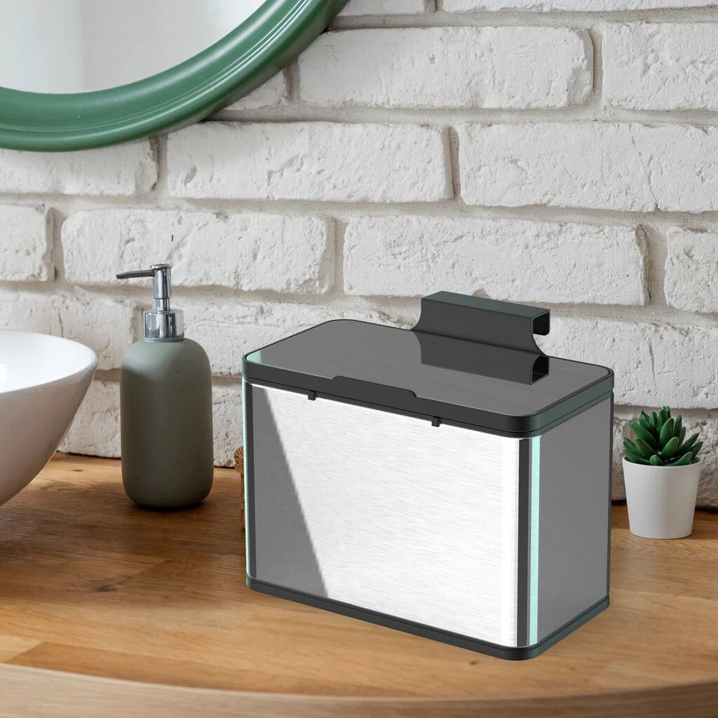 NINESTARS Kitchen Compost Caddy Trash Can 0.8 Gallon