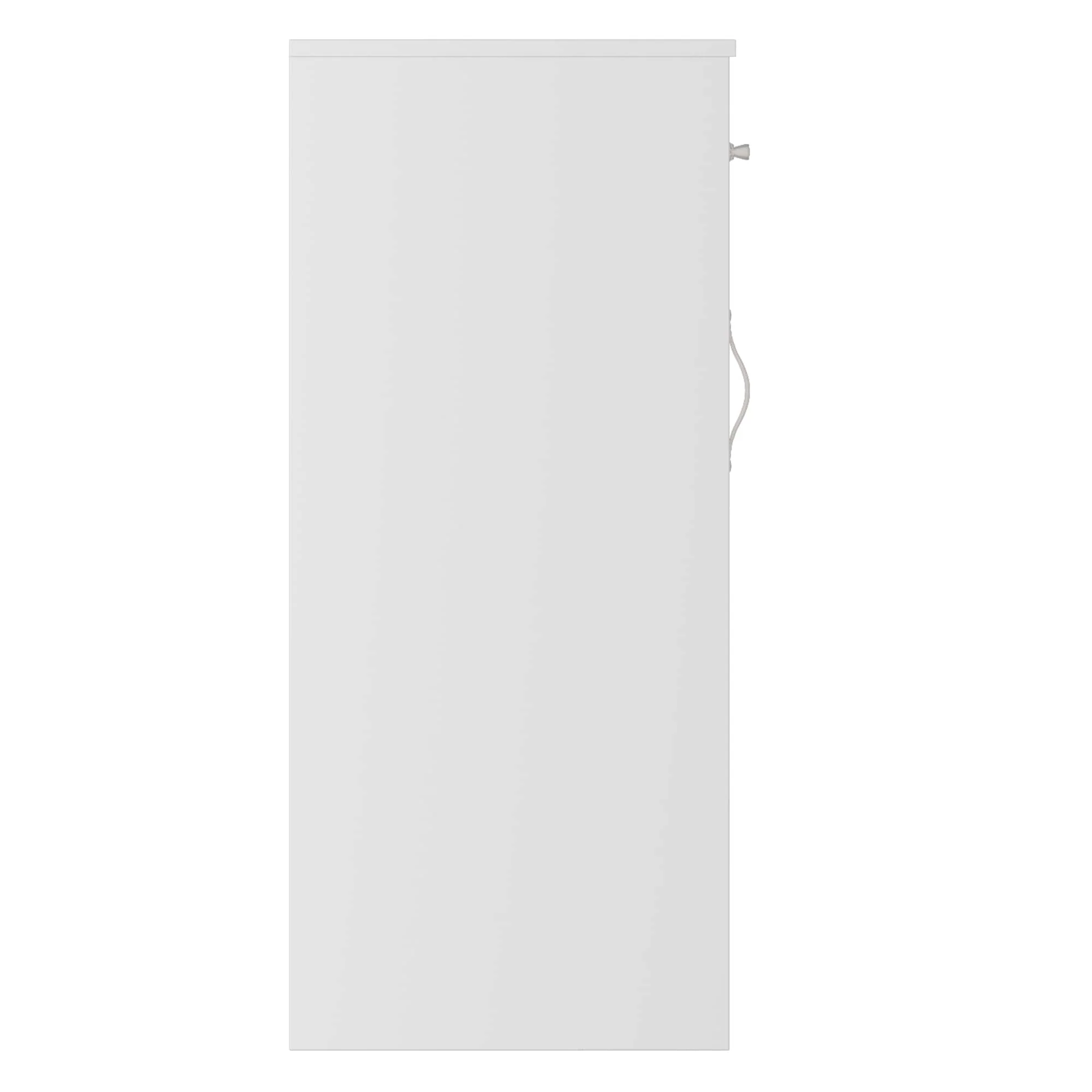Multi-Functional White Shoe Cabinet with Adjustable Shelves Entryway