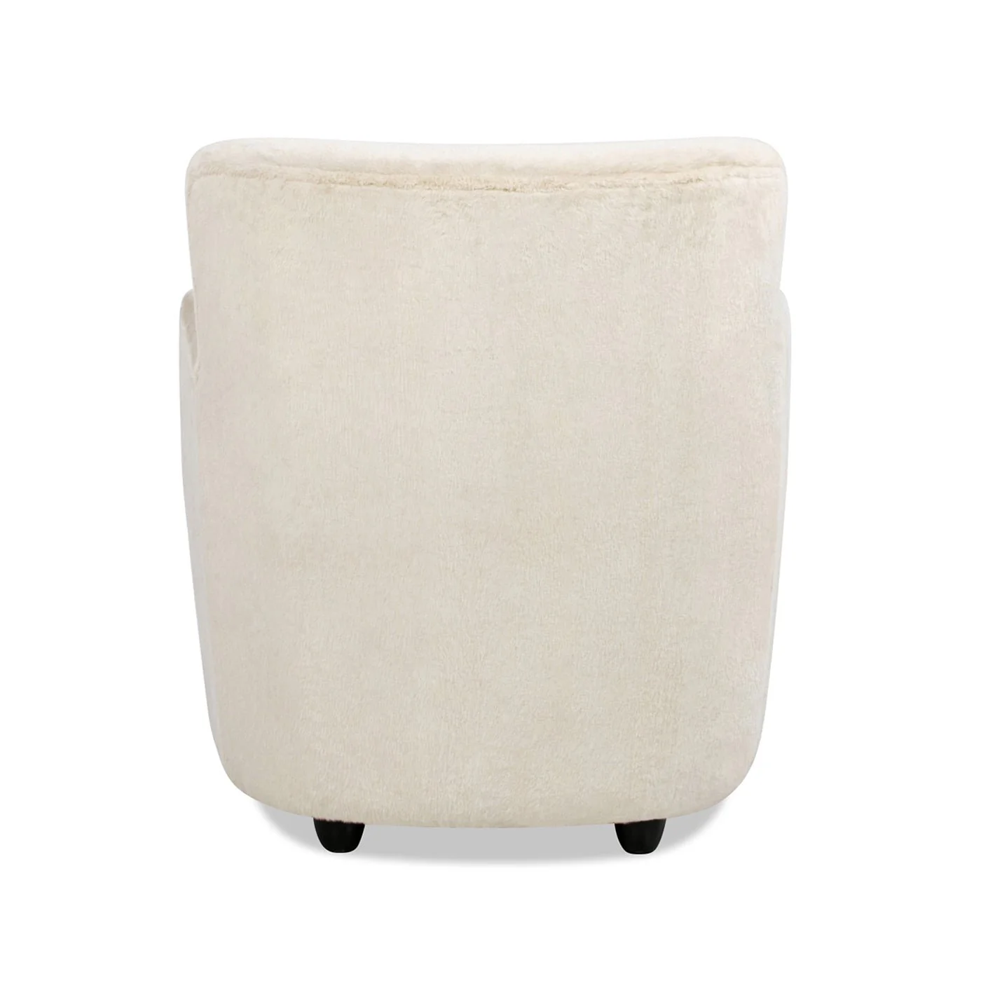 Upholstered Arm Chair with Curved Back