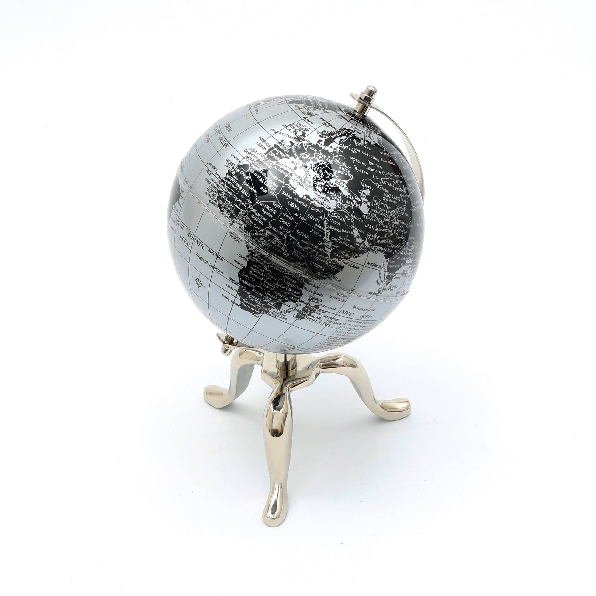 Tabletop Aluminum Electroplated Globe