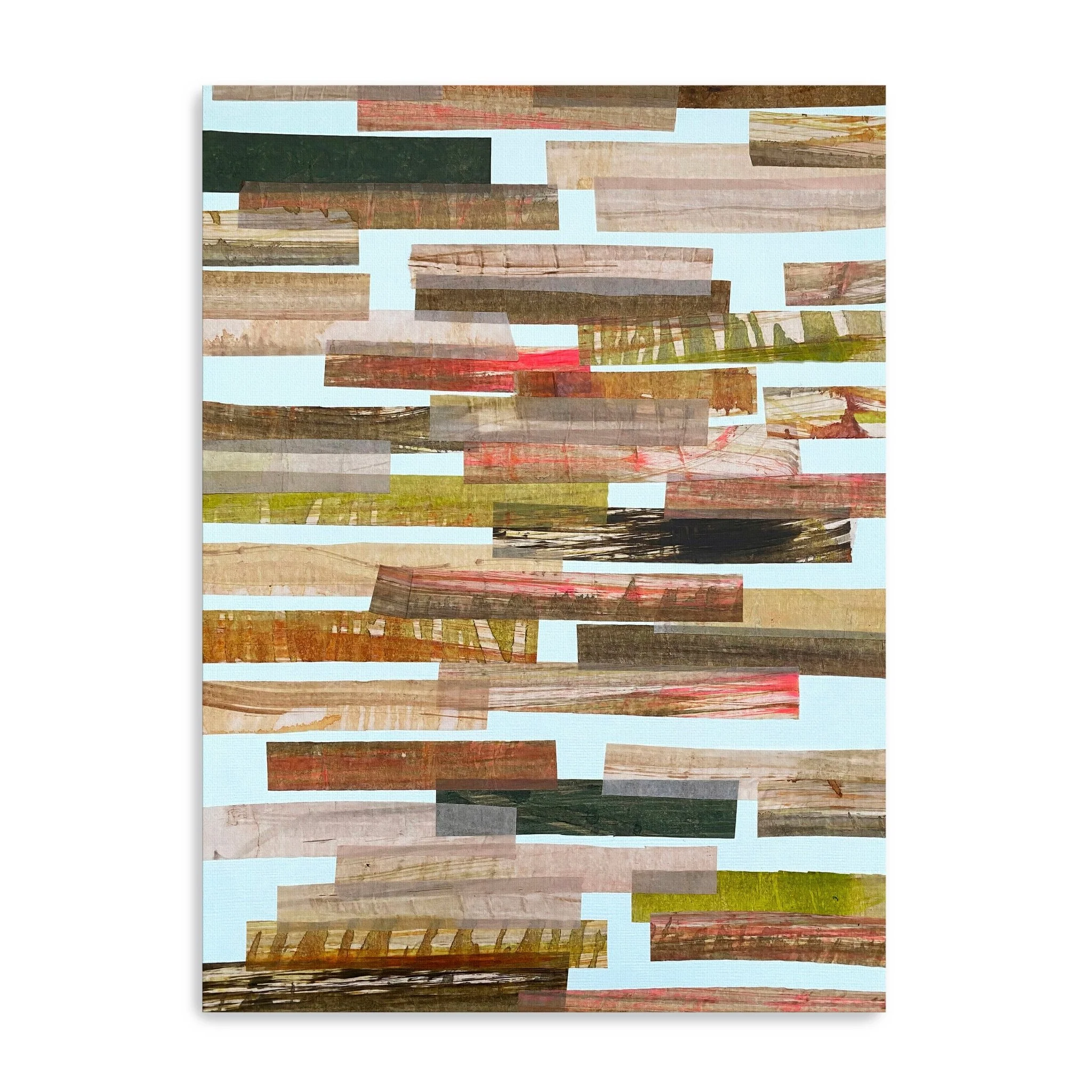 Pink And Brown Horizontal Canvas Giclee Wall Art