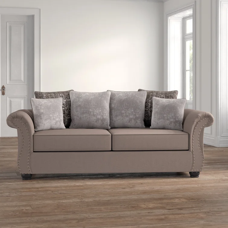 Claude 91.5'' Upholstered Sofa