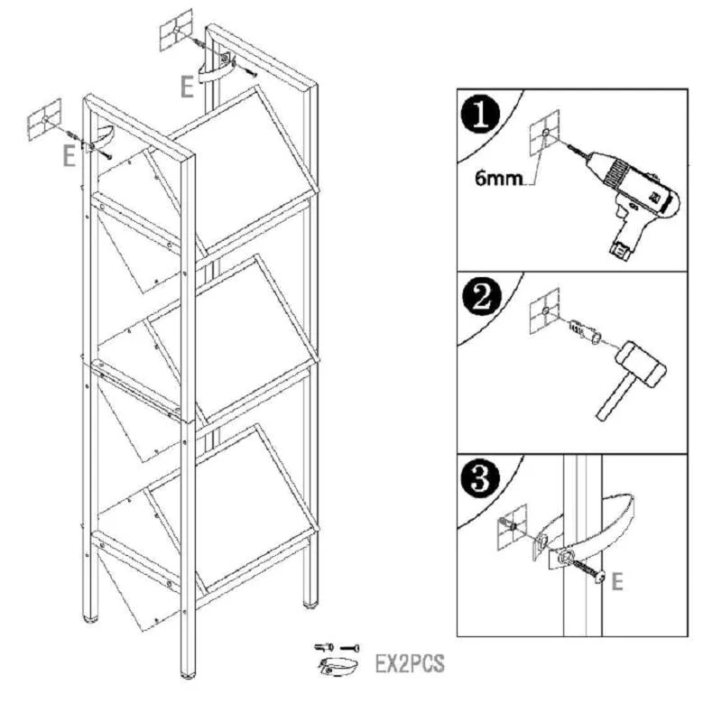Vertical Standing Basket Storage Tower for Kitchen Bathroom Living Room