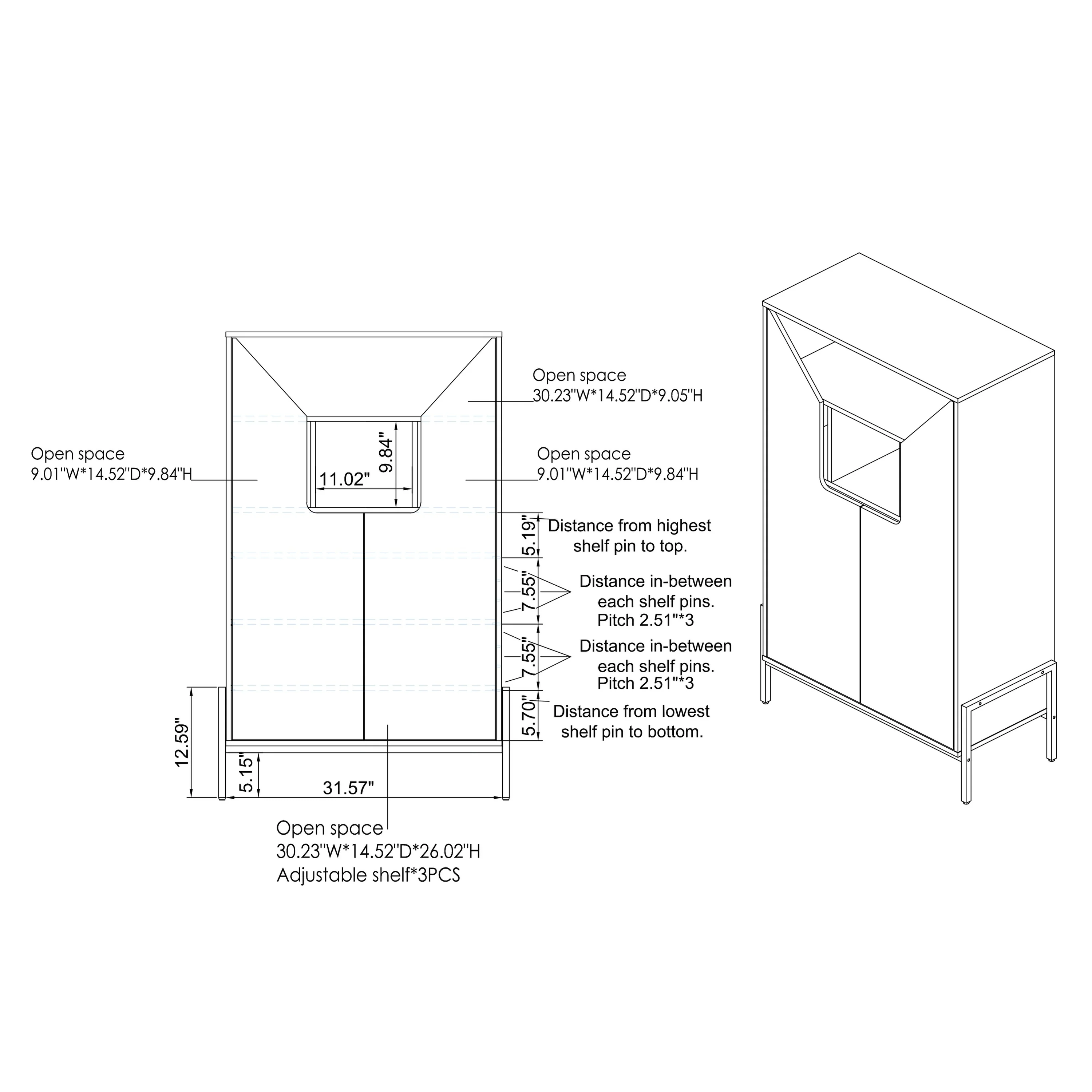 Cassini Rustic 8-shelf Shoe Cabinet by Carbon Loft