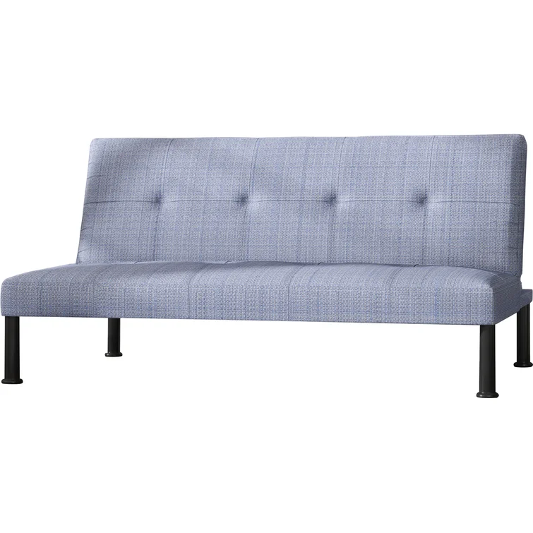 Iselys Twin 64'' Upholstered Tight Back Convertible Sofa