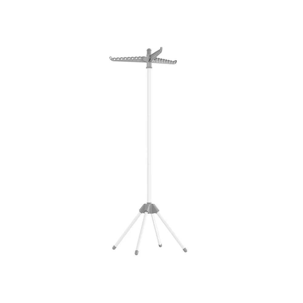 Stainless Steel Foldable Clothes Drying Rack with 360° Rotatable Arms Large Capacity and Space-Saving Design