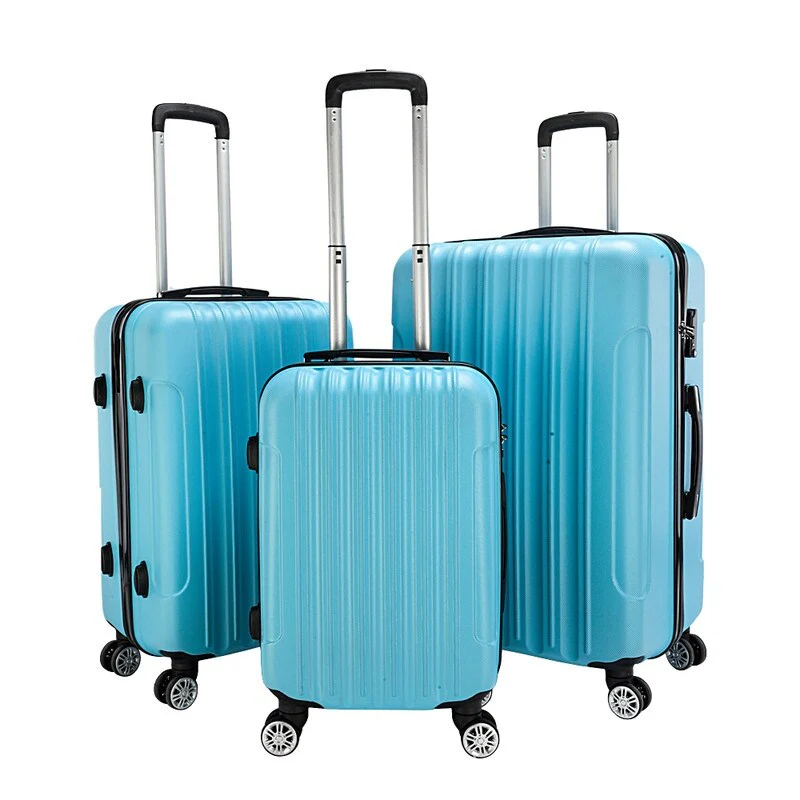 3-Pcs Luggage Sets, Trunk Set, ABS Lightweight Suitcase Sets with TSA Lock & Spinner Wheels, 20in/24in/28in