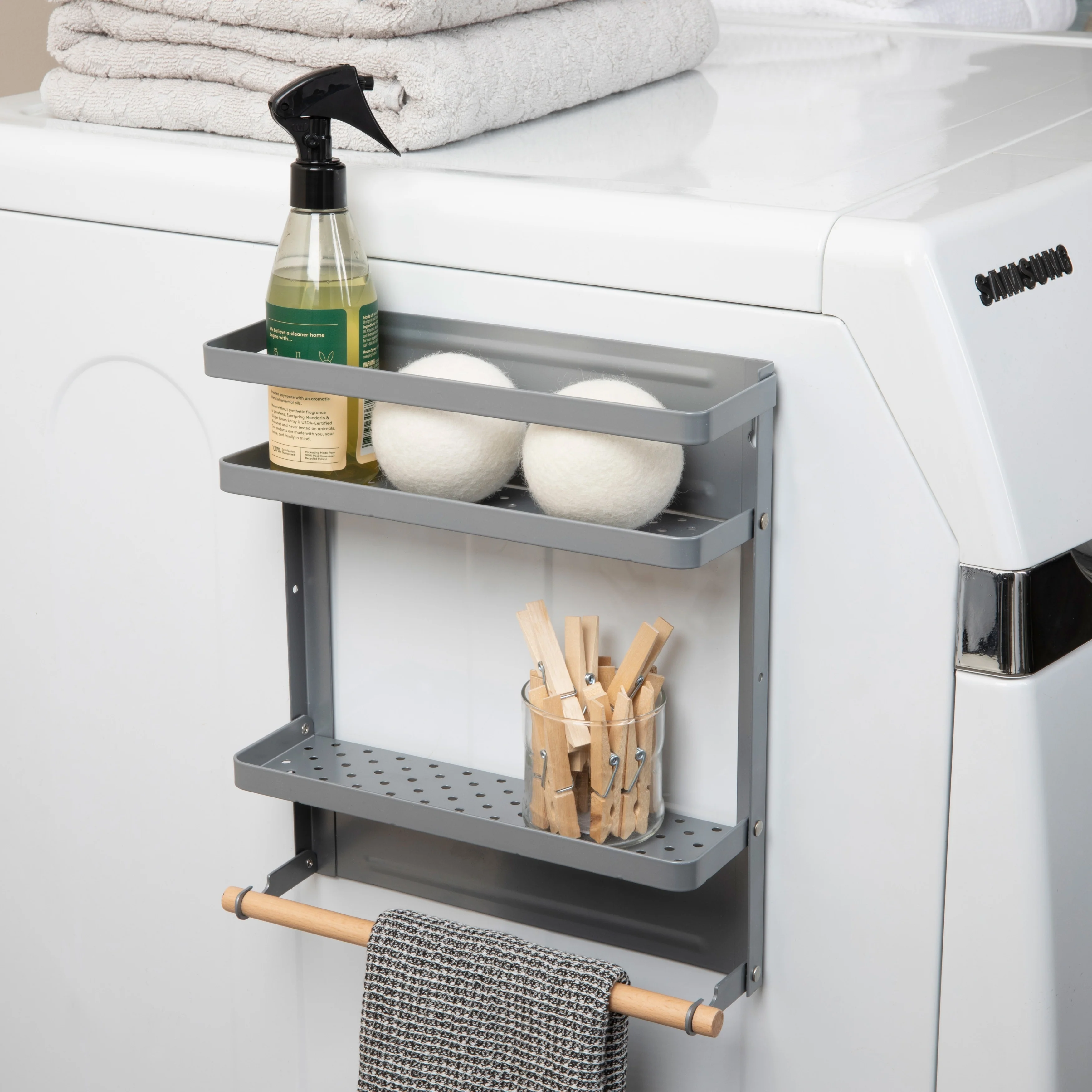 Household Essentials Metal Magnetic Organizer Rack - 11.3
