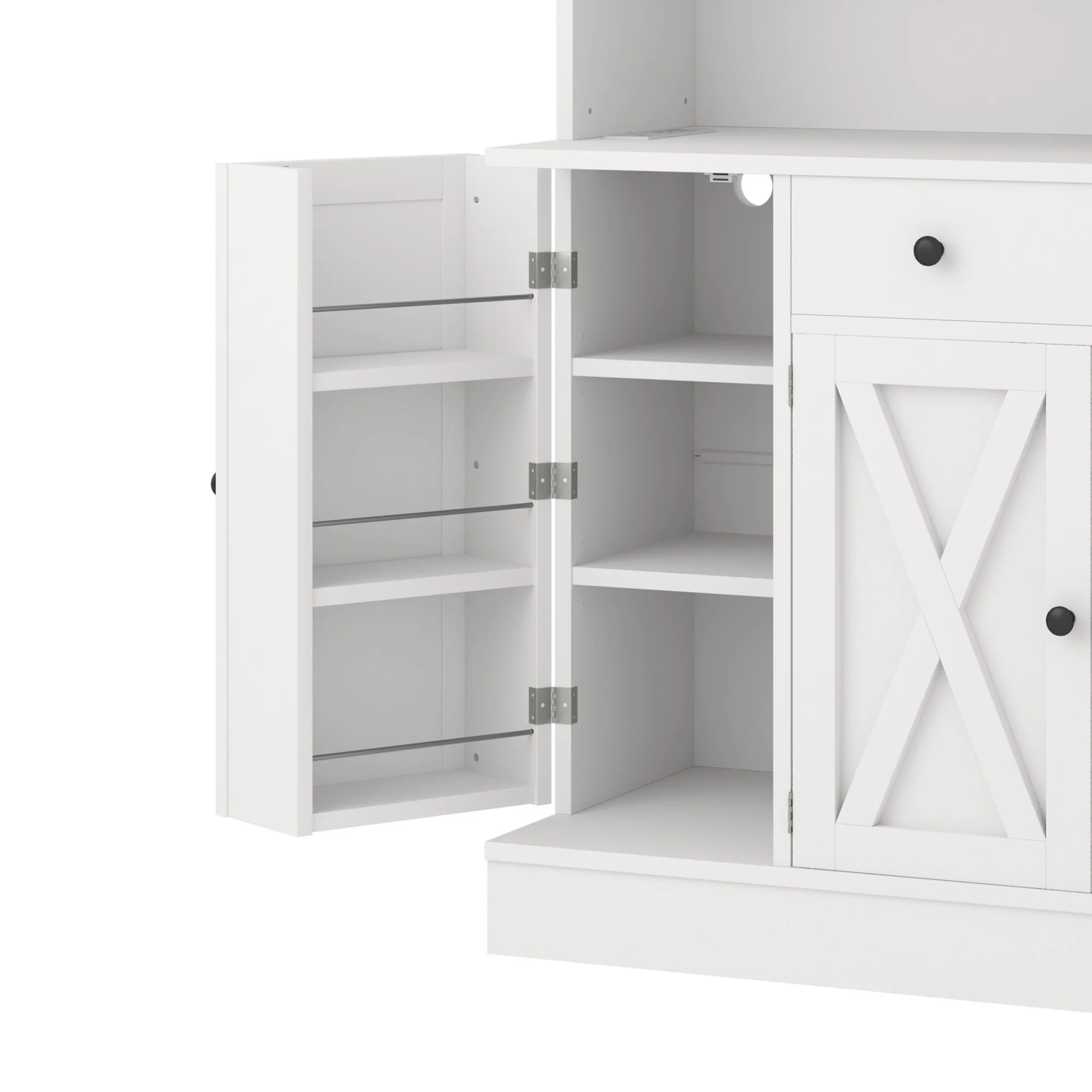 71'' Kitchen Pantry Storage Cabinet - 71