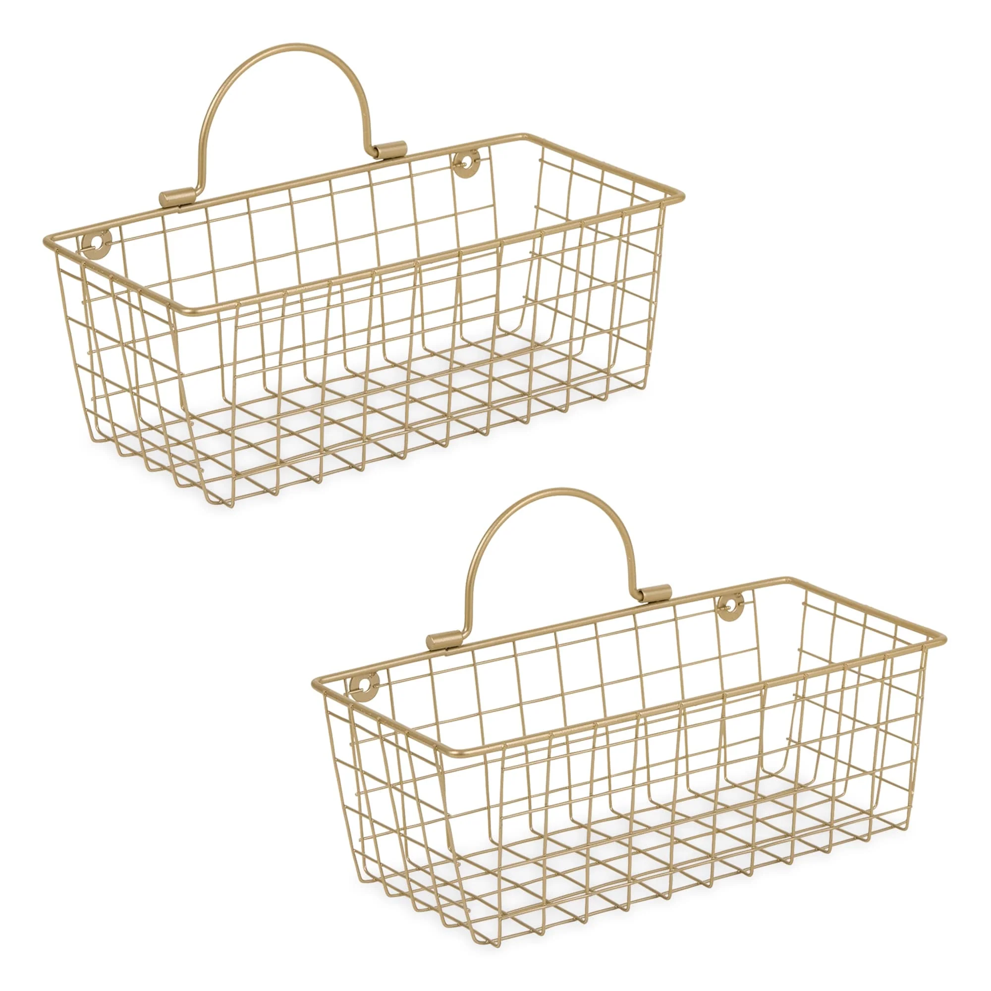 DII Wire Wall Basket(Set of 2) Grey