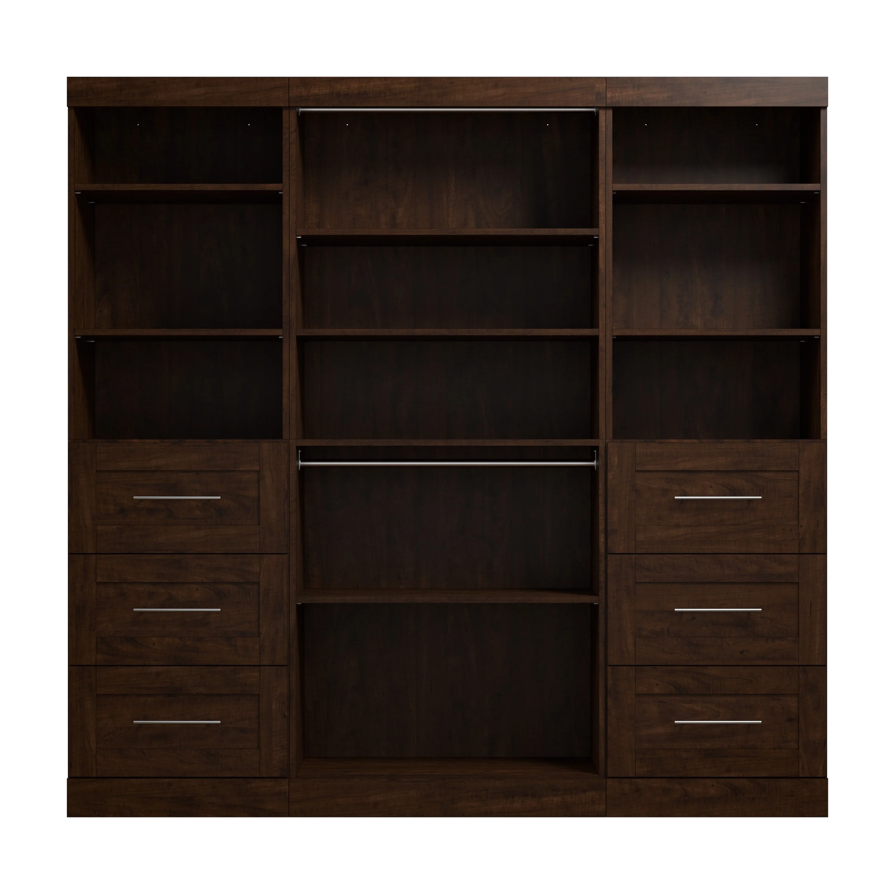 Pur 86W Closet Organization System with Drawers by Bestar - 86