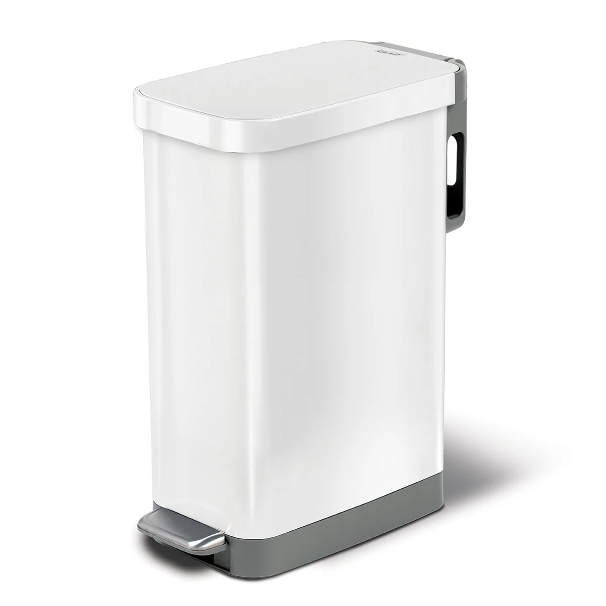 Glad Slim Stainless Steel Step Trash Can