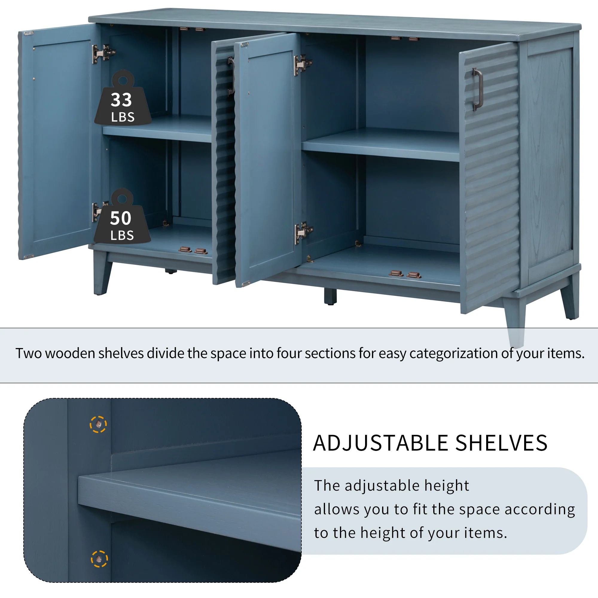 Large Storage Buffet