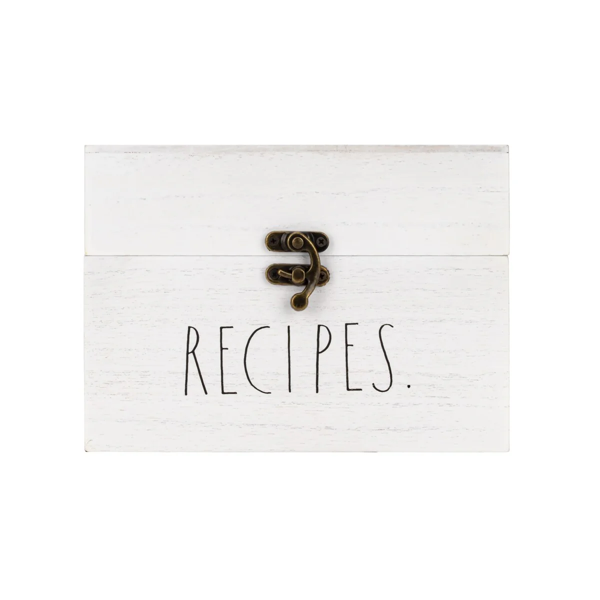 Rae Dunn Antique Recipe Box - Dividers not Included