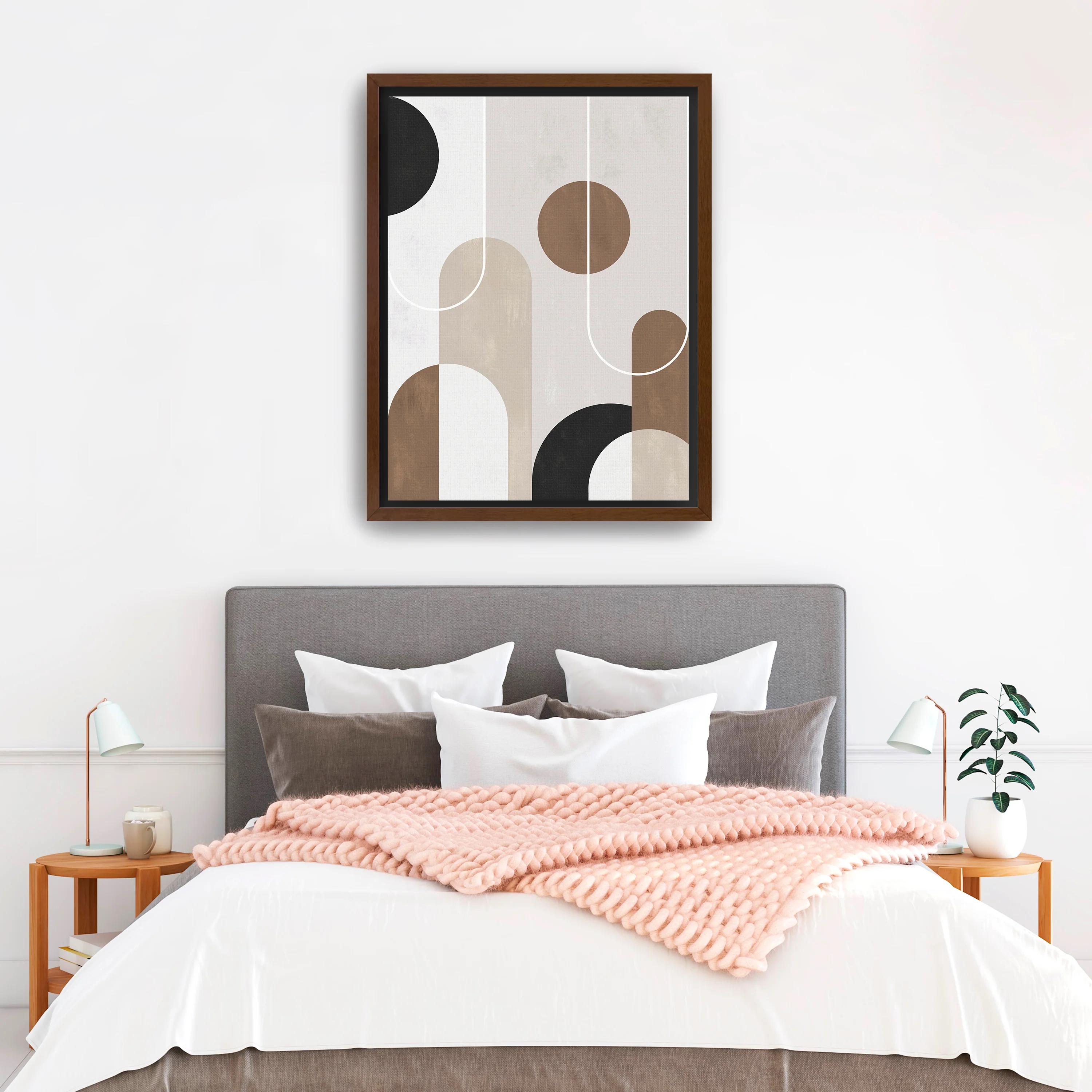 Minimalism Mountains Canvas Giclee
