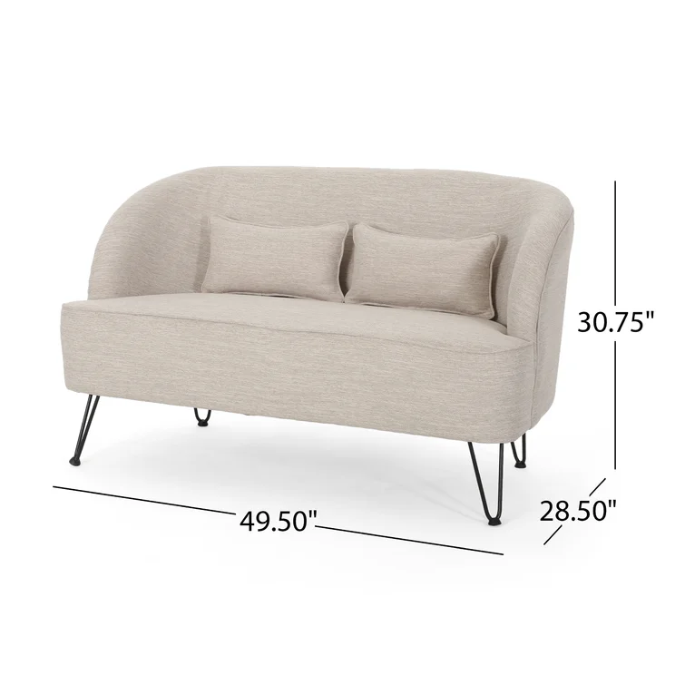 Debs 49.5'' Upholstered Loveseat