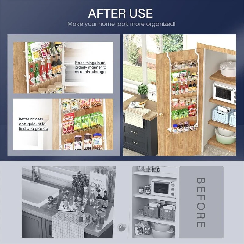 8-Tier Pantry Organization and Storage