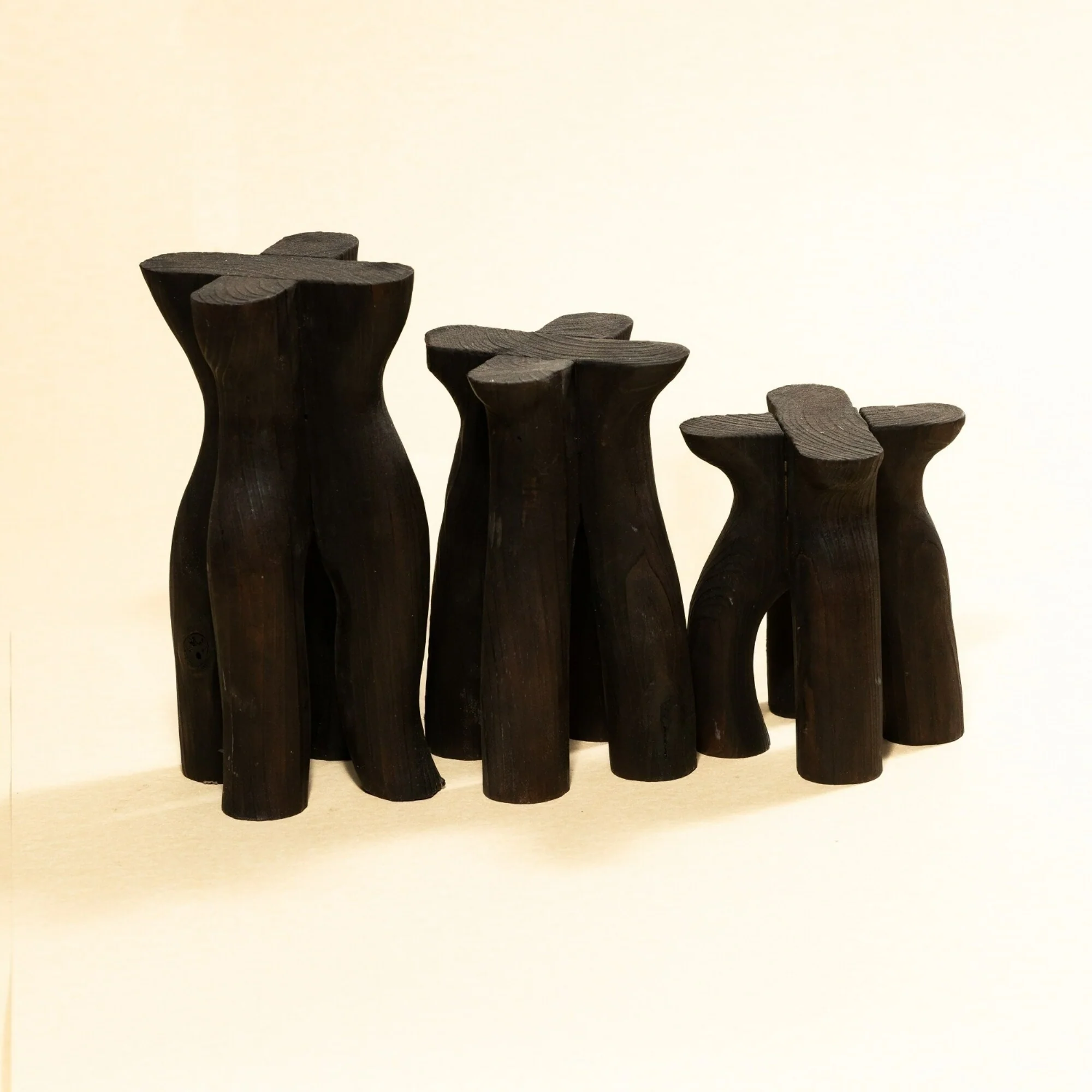 Medium Wooden Pedestal Display Stand - 9