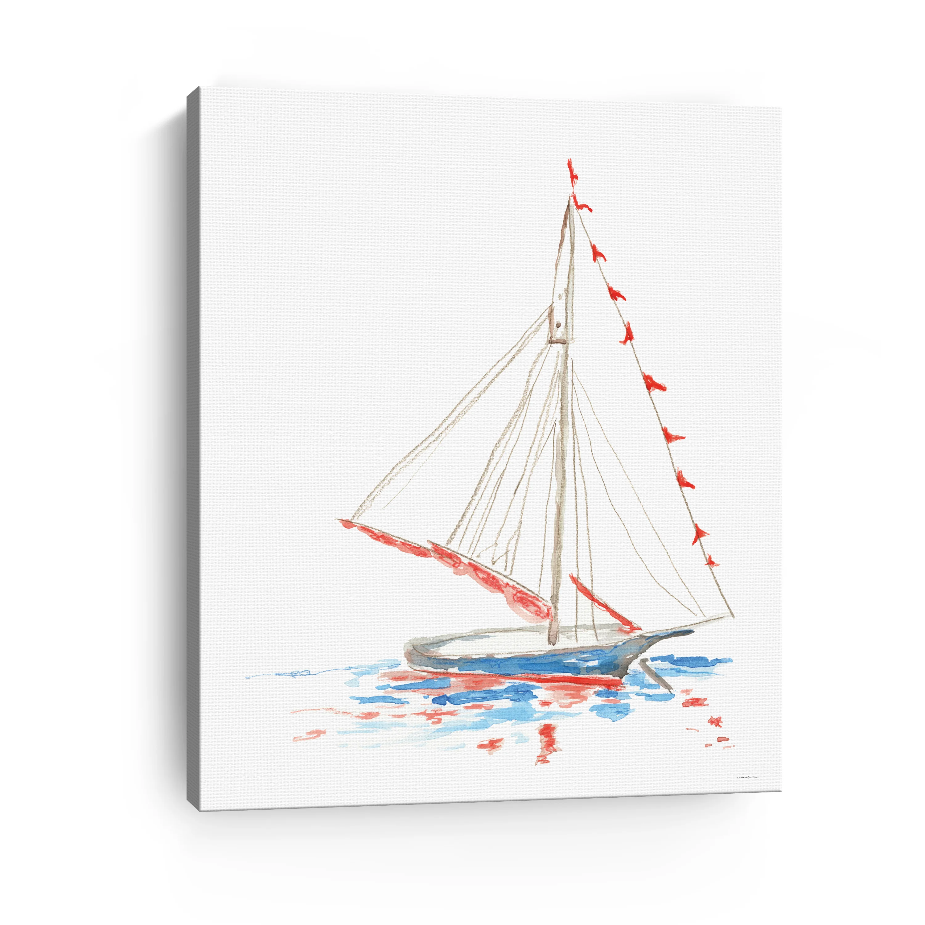 Boat Parade Canvas Giclee