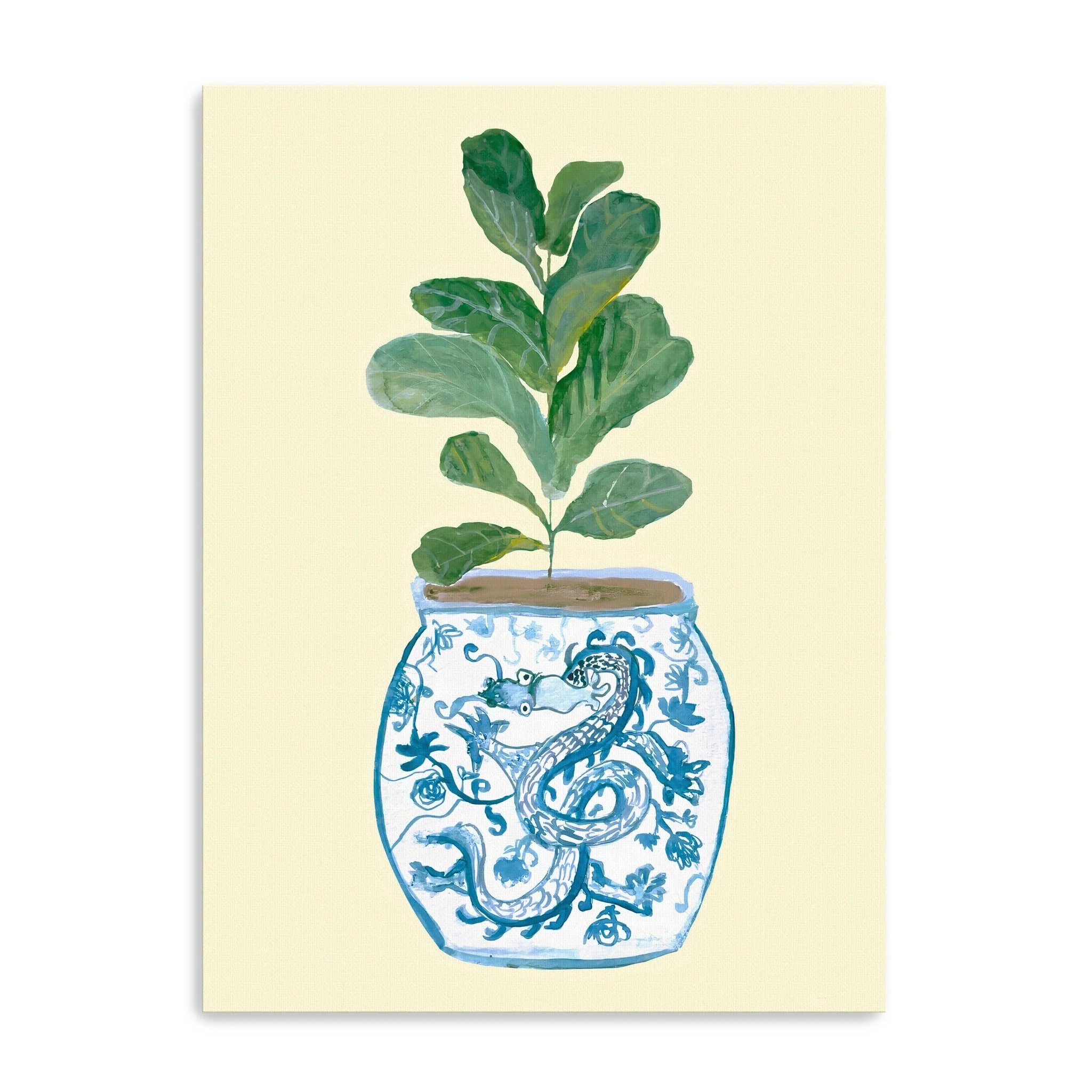 Year of the Dragon Canvas Giclee Wall Art