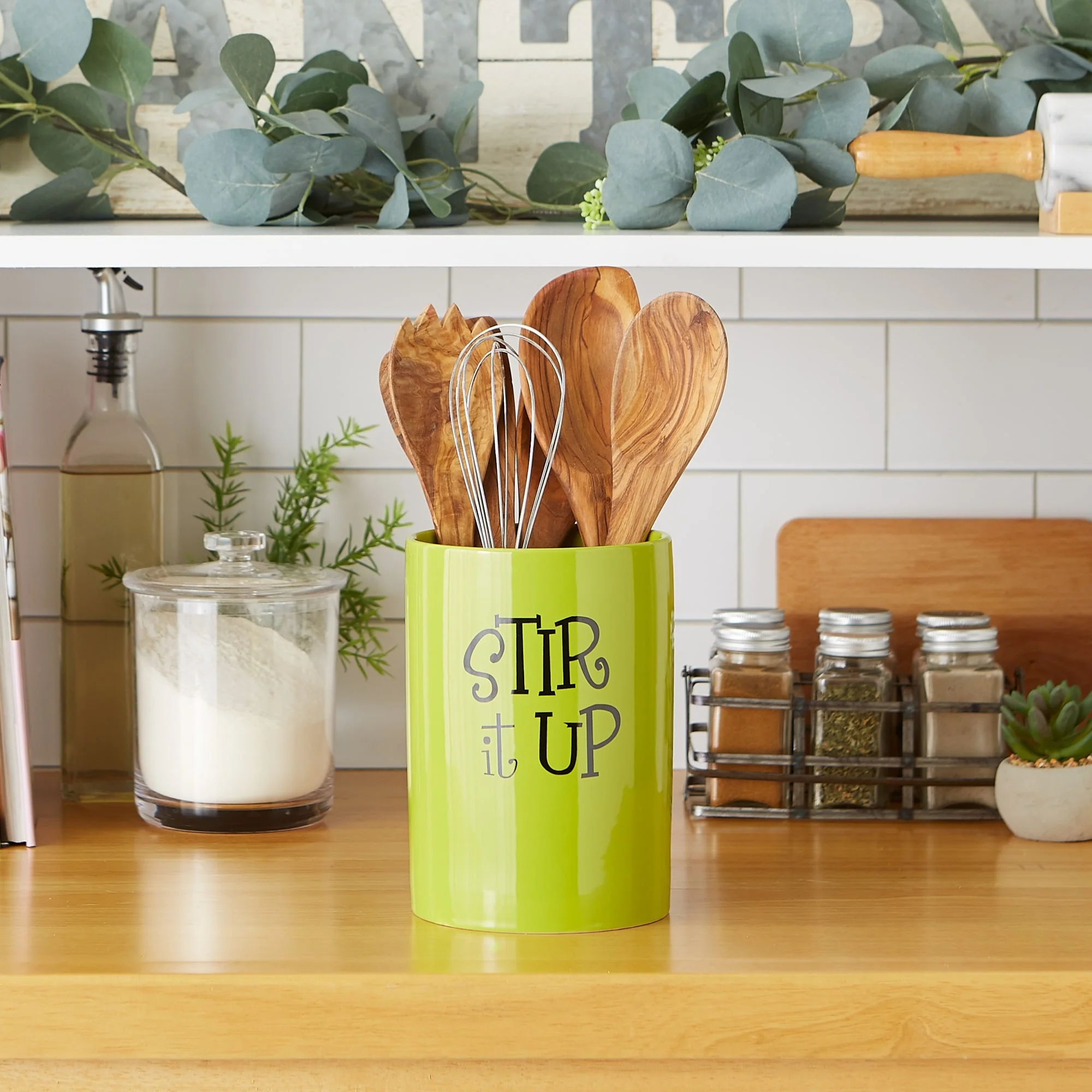 DII Stir It Up Ceramic Utensil Holder