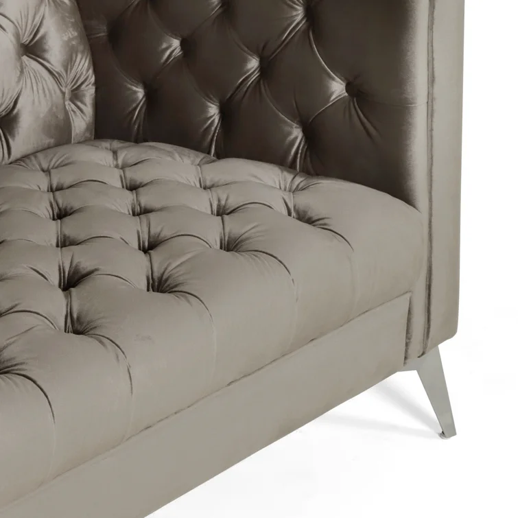 86.75'' Velvet Sofa