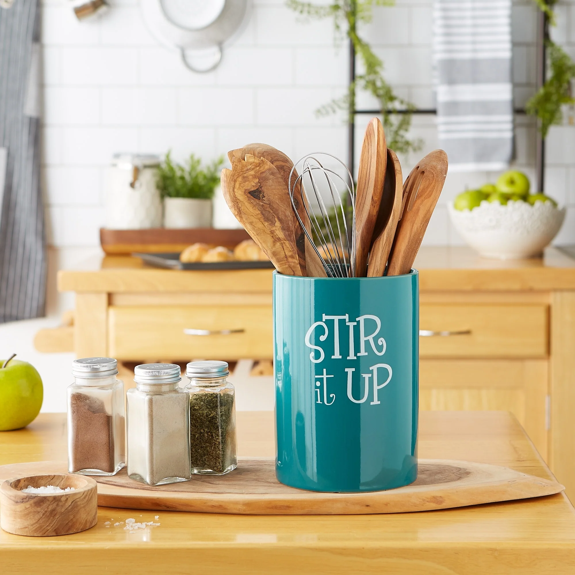 DII Stir It Up Ceramic Utensil Holder